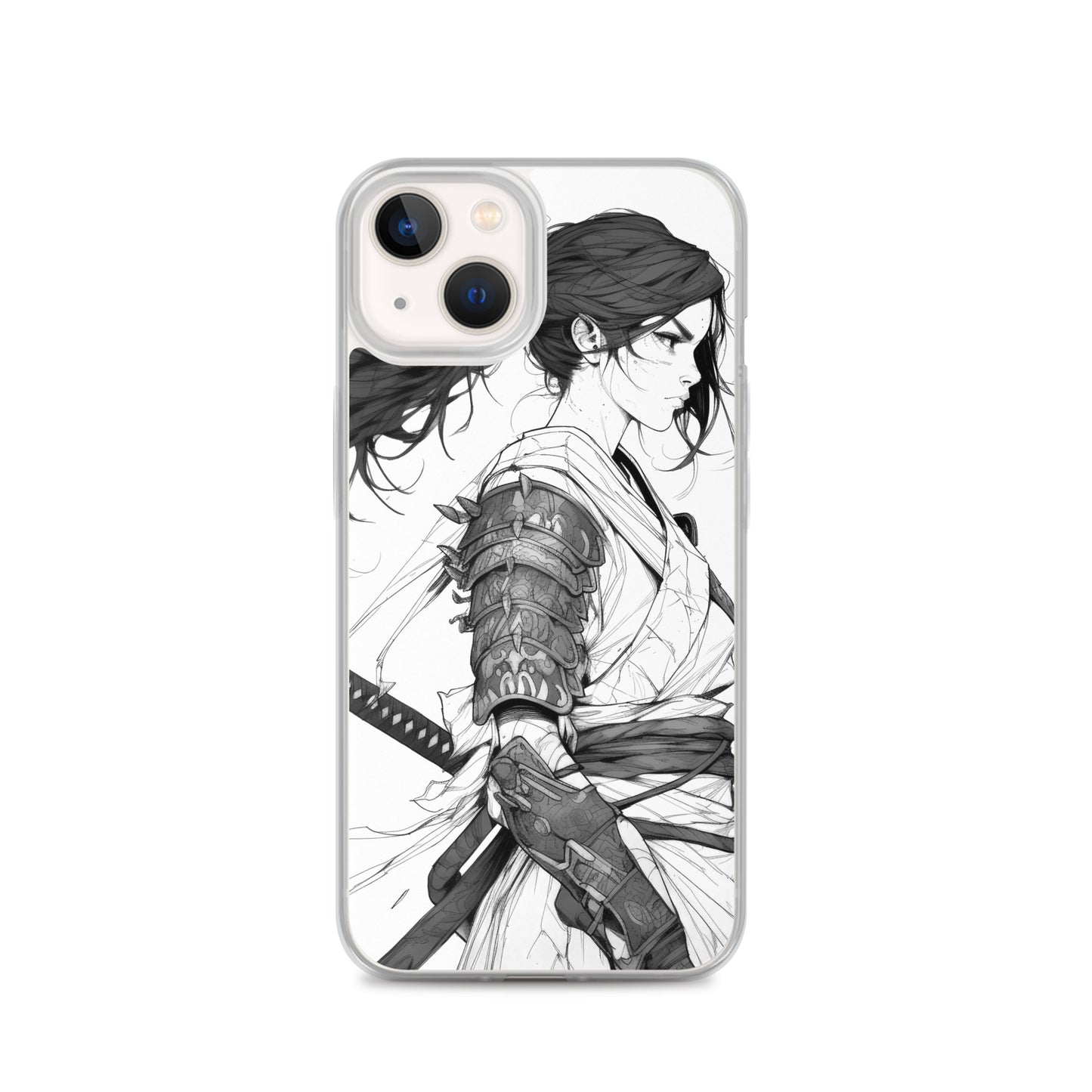 Clear Case for iPhone® Samurai Girl 5