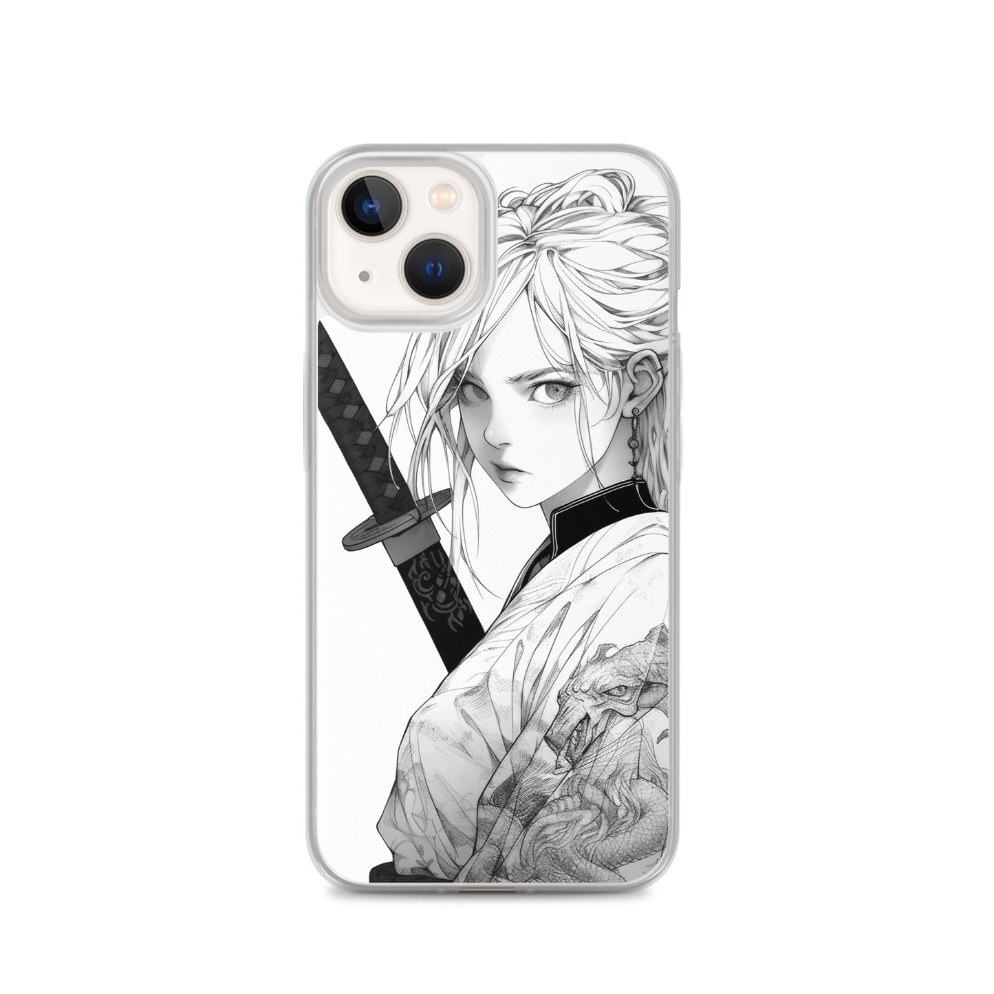 Clear Case for iPhone® Samurai Girl 6