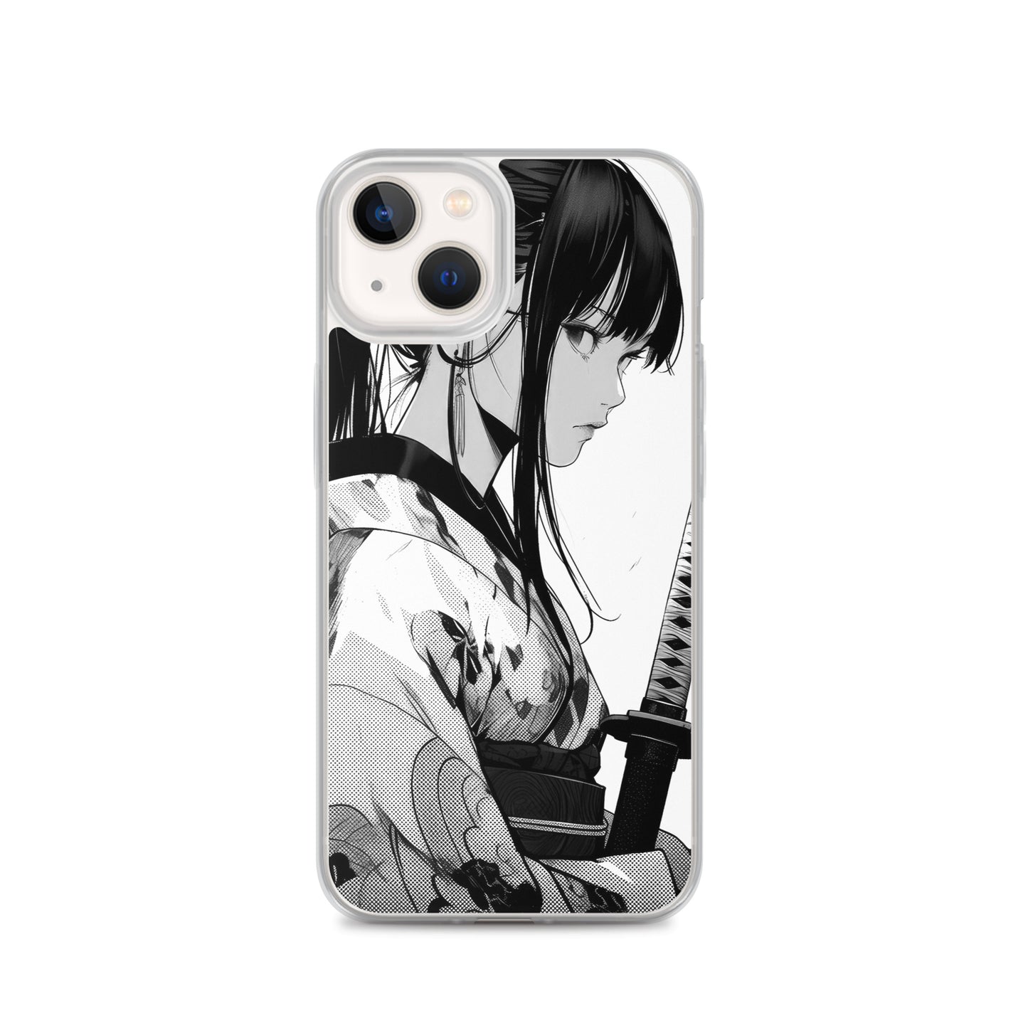 Clear Case for iPhone® Samurai Girl 7