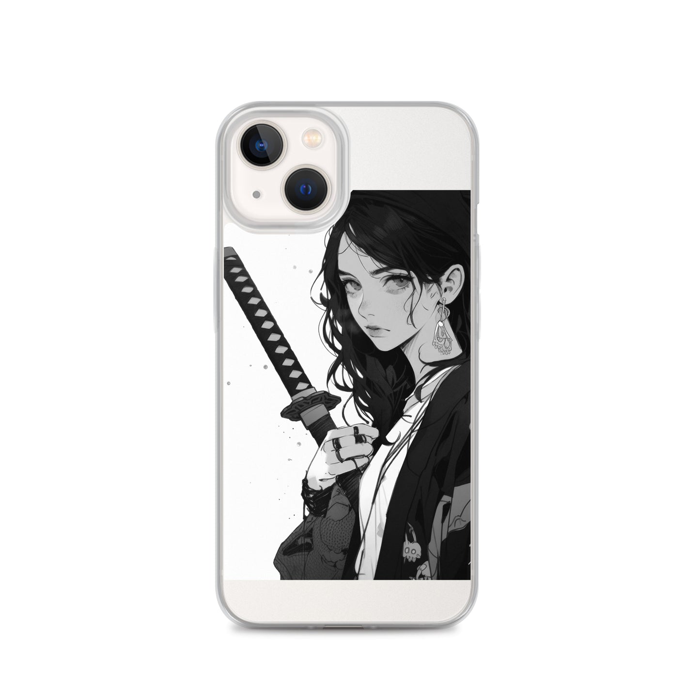 Clear Case for iPhone® Samurai Girl 8