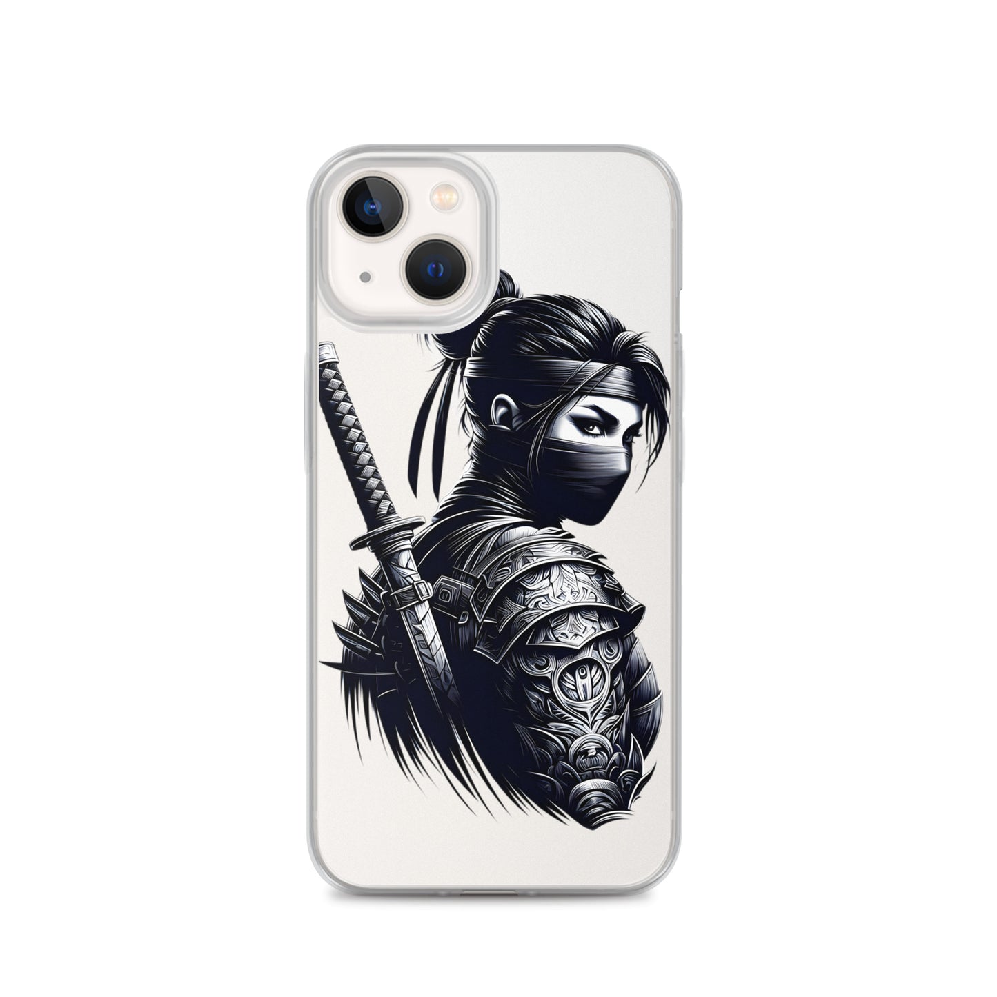 Clear Case for iPhone® Samurai Girl 12