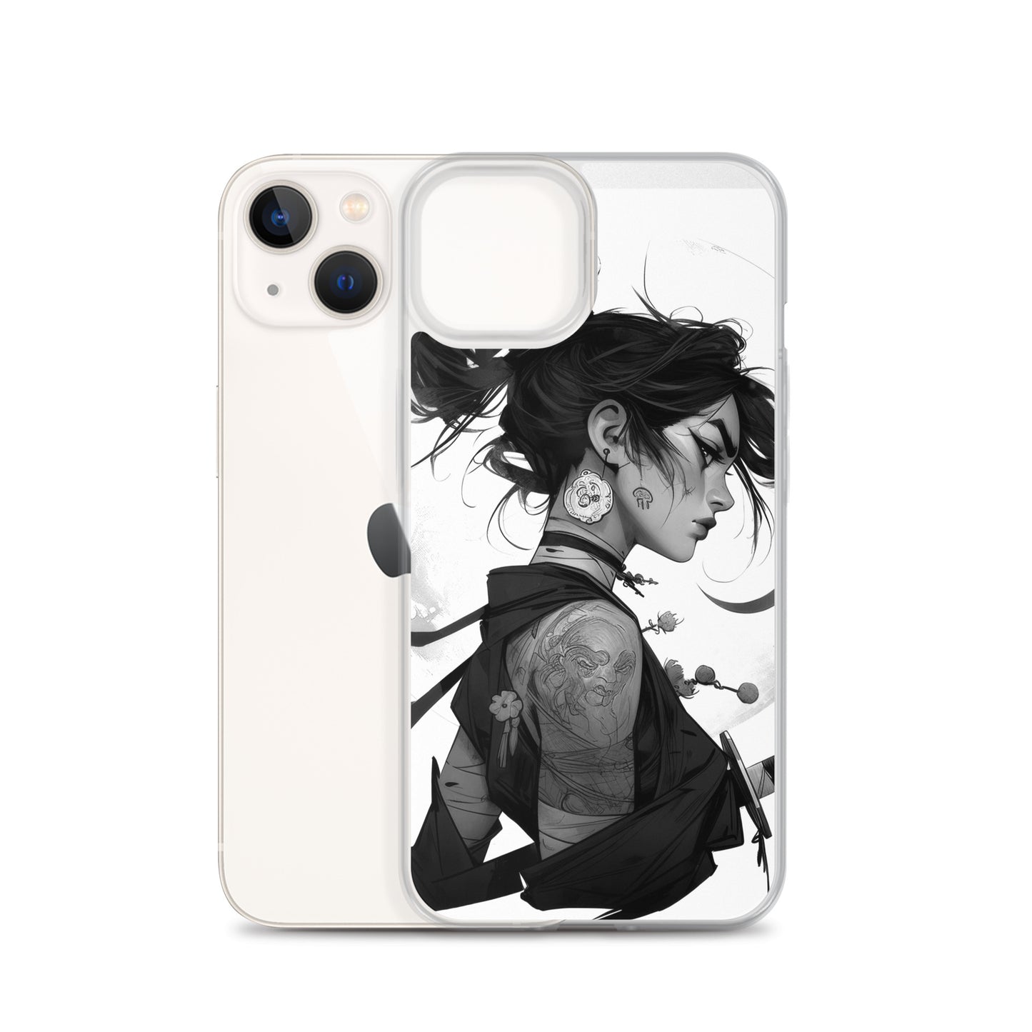 Clear Case for iPhone® Samurai Girl 4