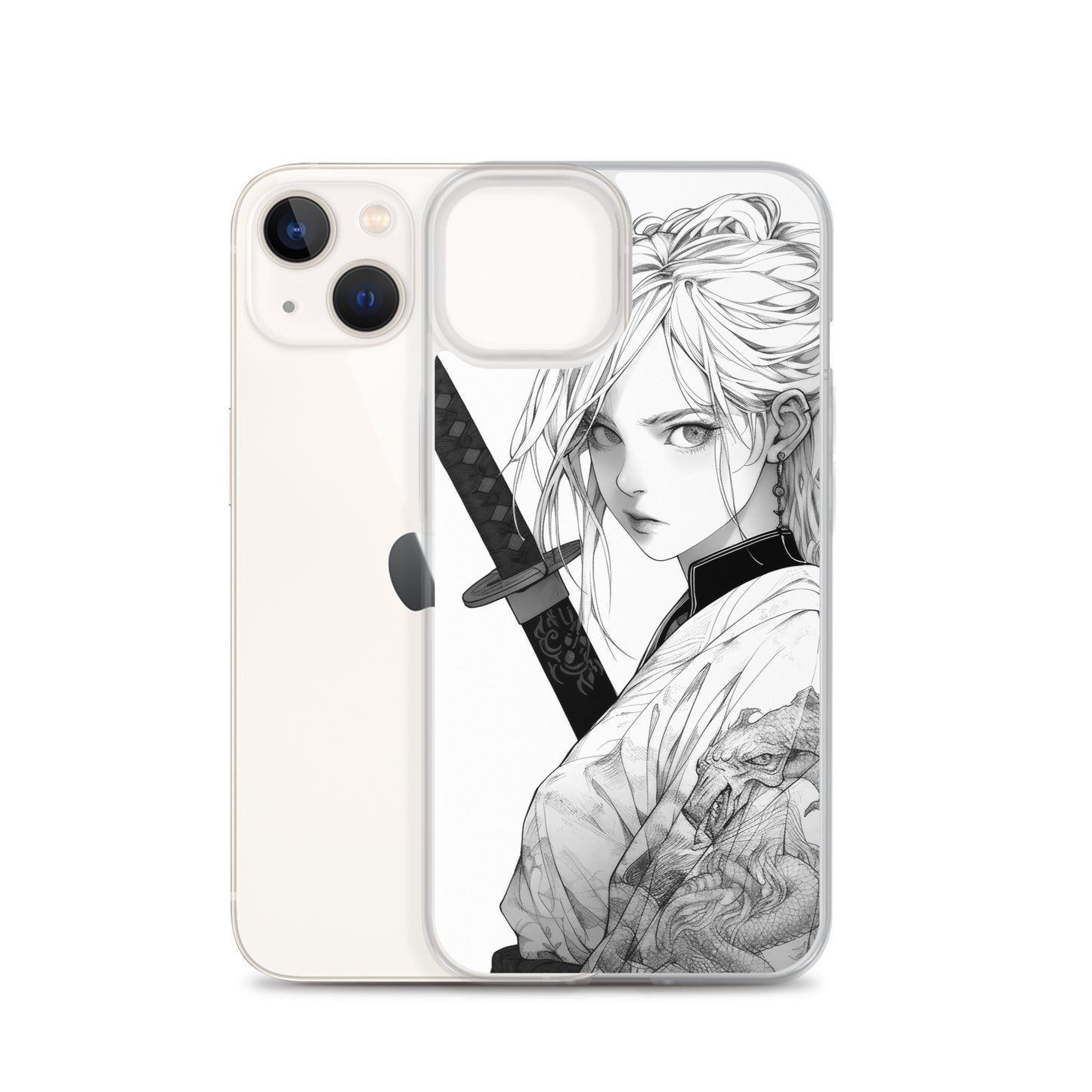 Clear Case for iPhone® Samurai Girl 6