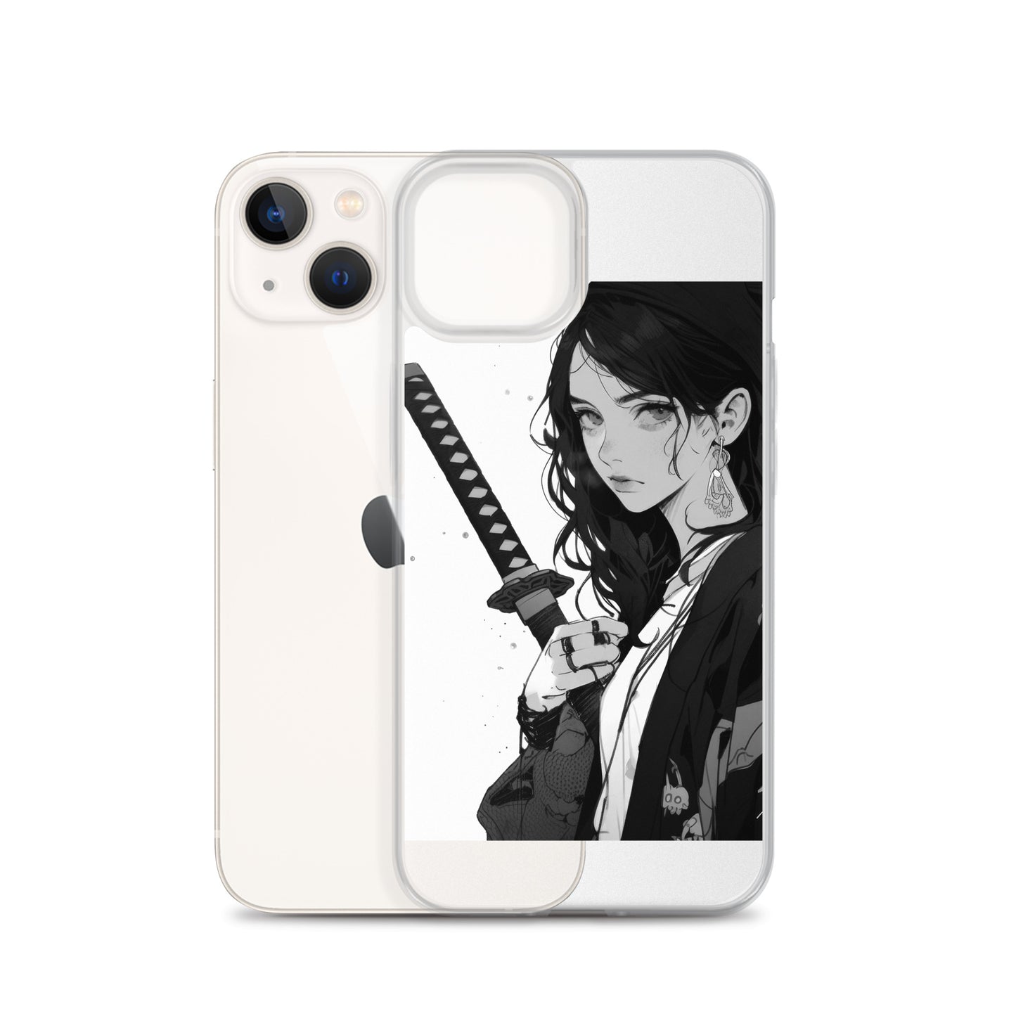 Clear Case for iPhone® Samurai Girl 8