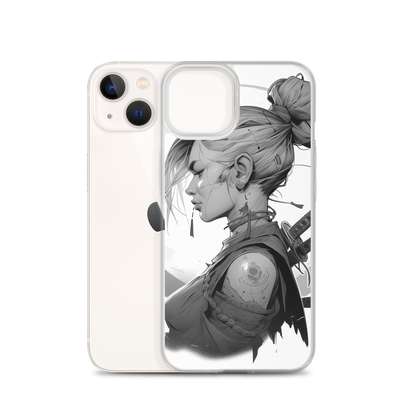 Clear Case for iPhone® Samurai Girl 11