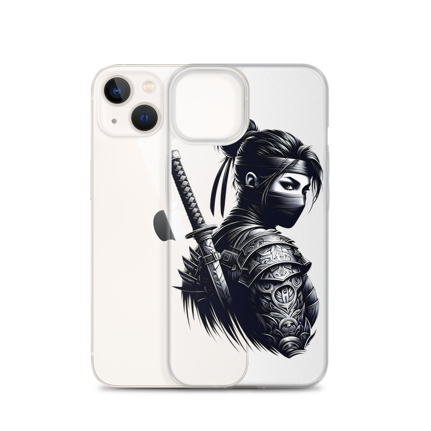 Clear Case for iPhone® Samurai Girl 12