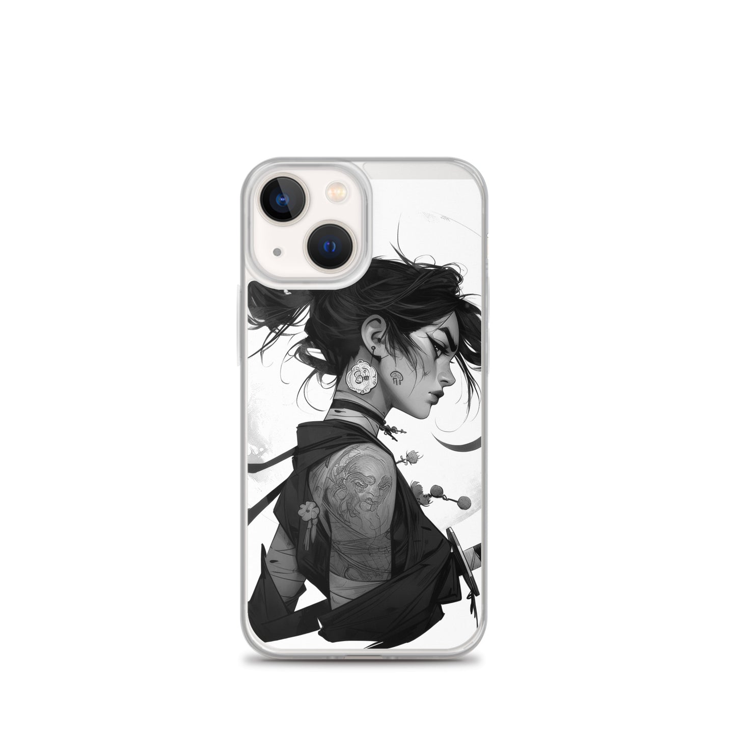 Clear Case for iPhone® Samurai Girl 4