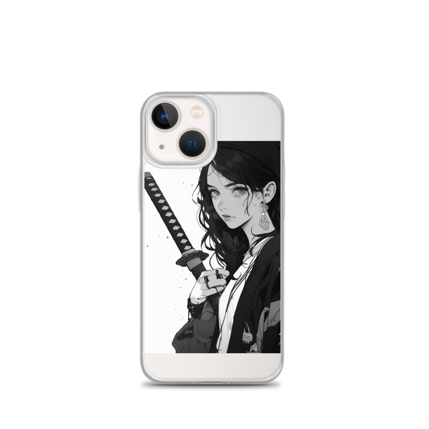 Clear Case for iPhone® Samurai Girl 8