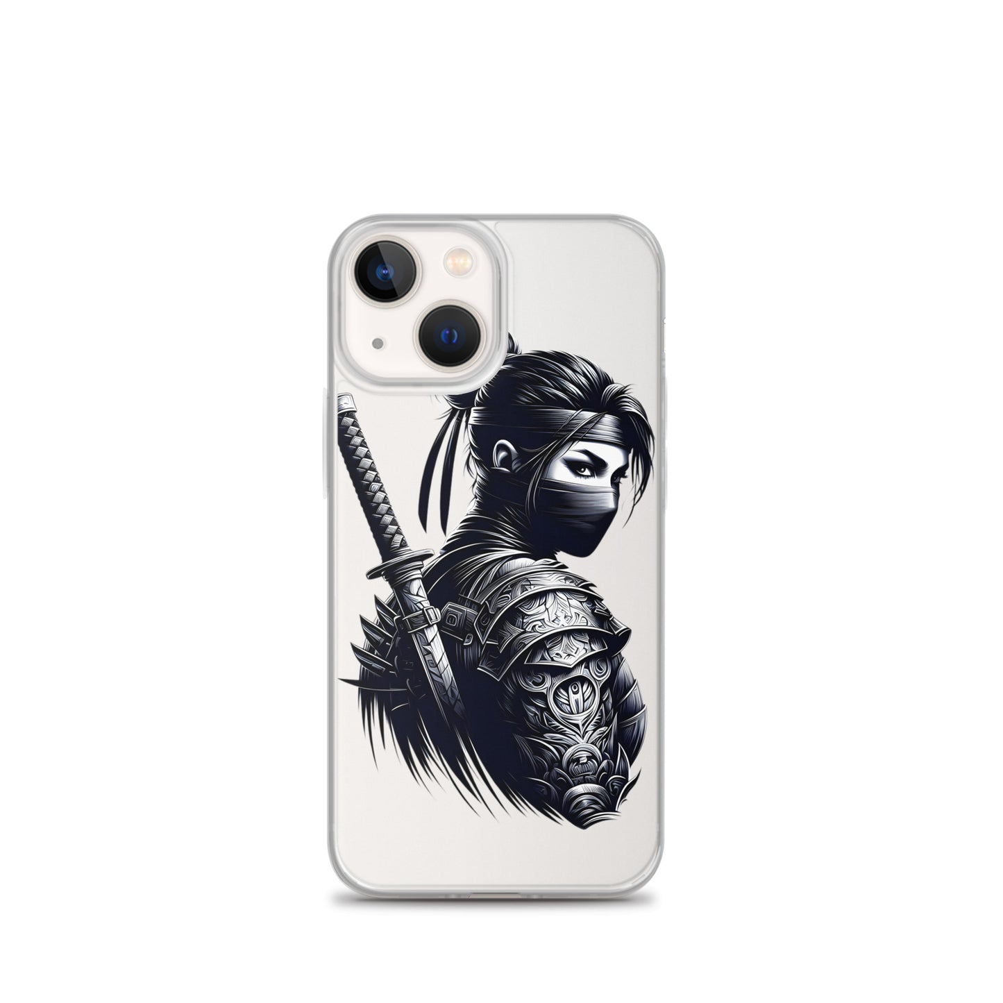 Clear Case for iPhone® Samurai Girl 12