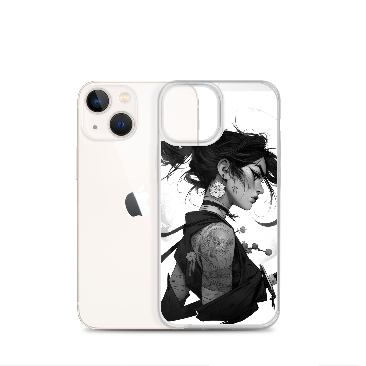 Clear Case for iPhone® Samurai Girl 4