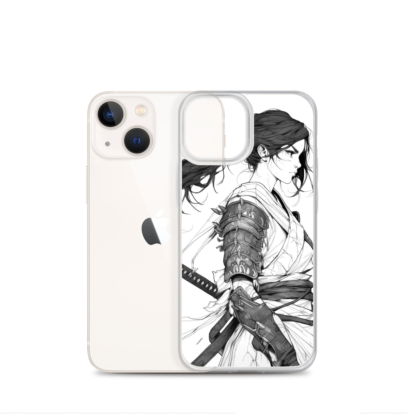 Clear Case for iPhone® Samurai Girl 5