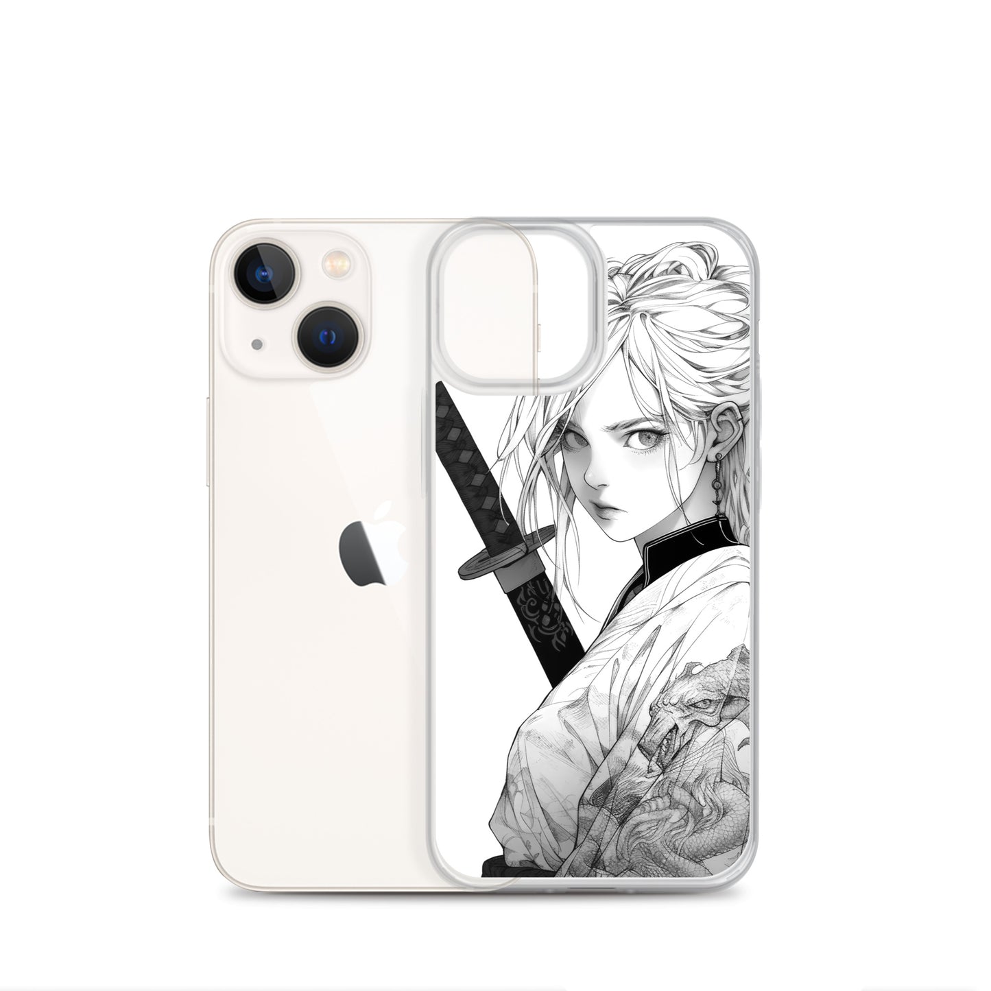 Clear Case for iPhone® Samurai Girl 6