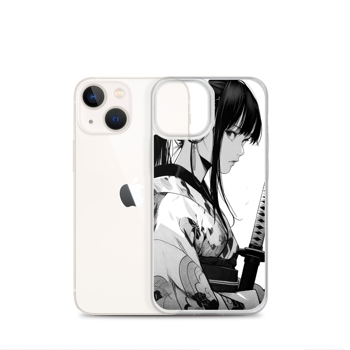 Clear Case for iPhone® Samurai Girl 7