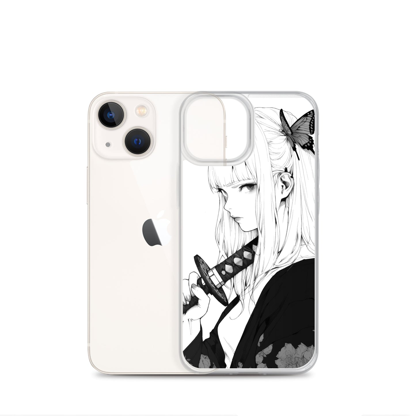 Clear Case for iPhone® Samurai Girl 10