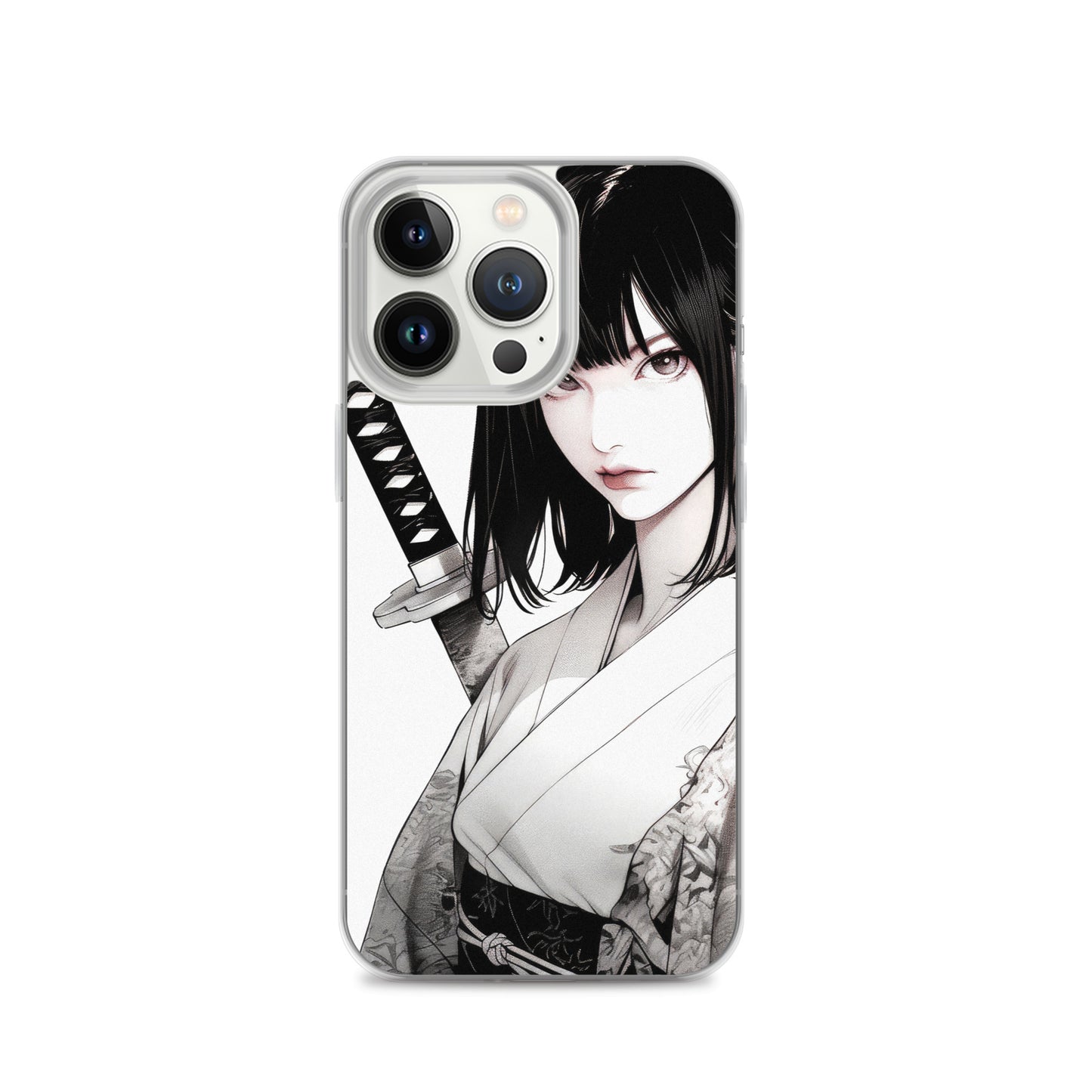 Clear Case for iPhone® Samurai Girl One