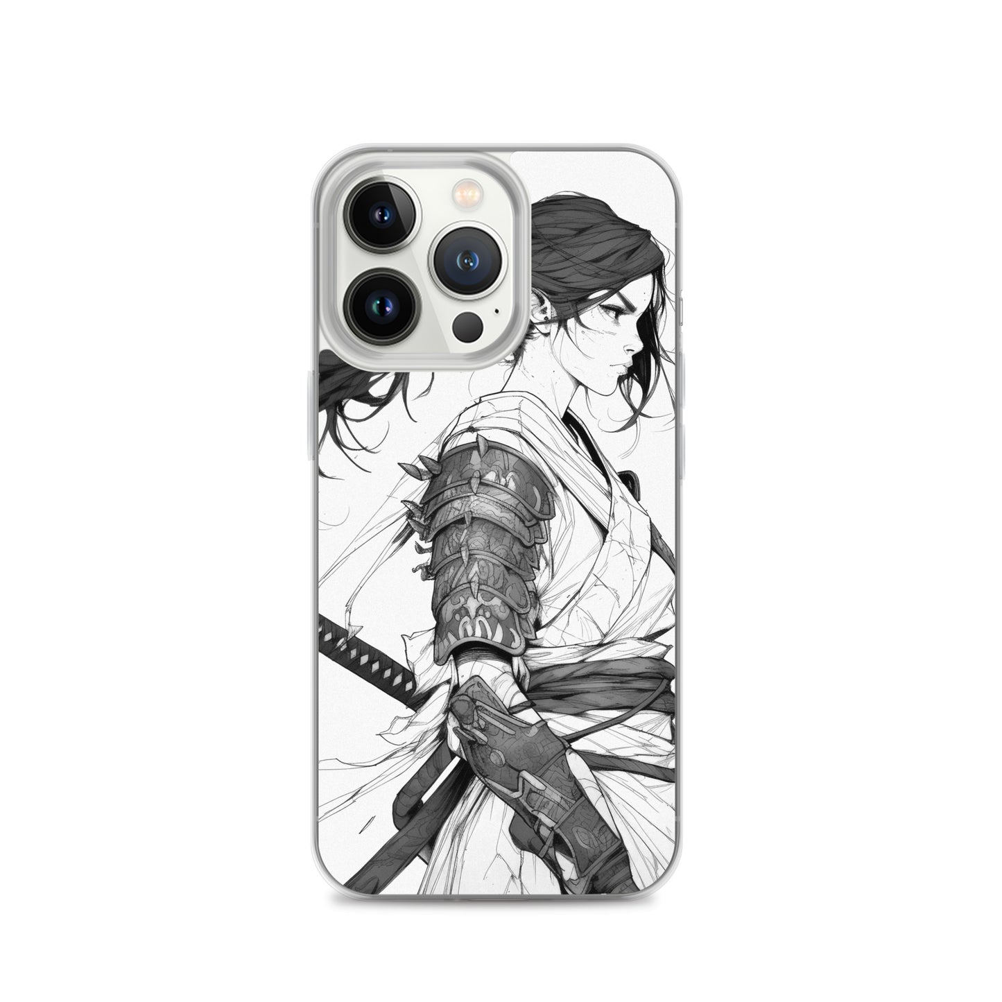 Clear Case for iPhone® Samurai Girl 5