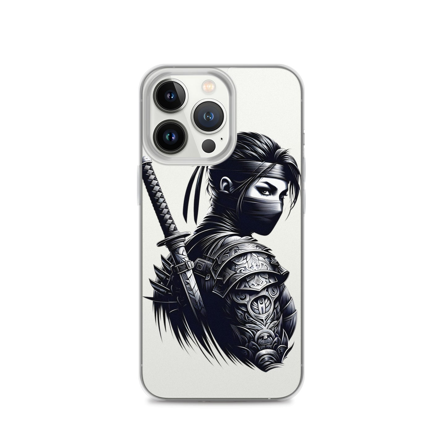 Clear Case for iPhone® Samurai Girl 12