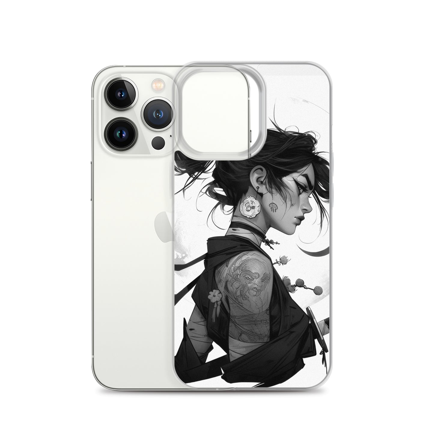 Clear Case for iPhone® Samurai Girl 4