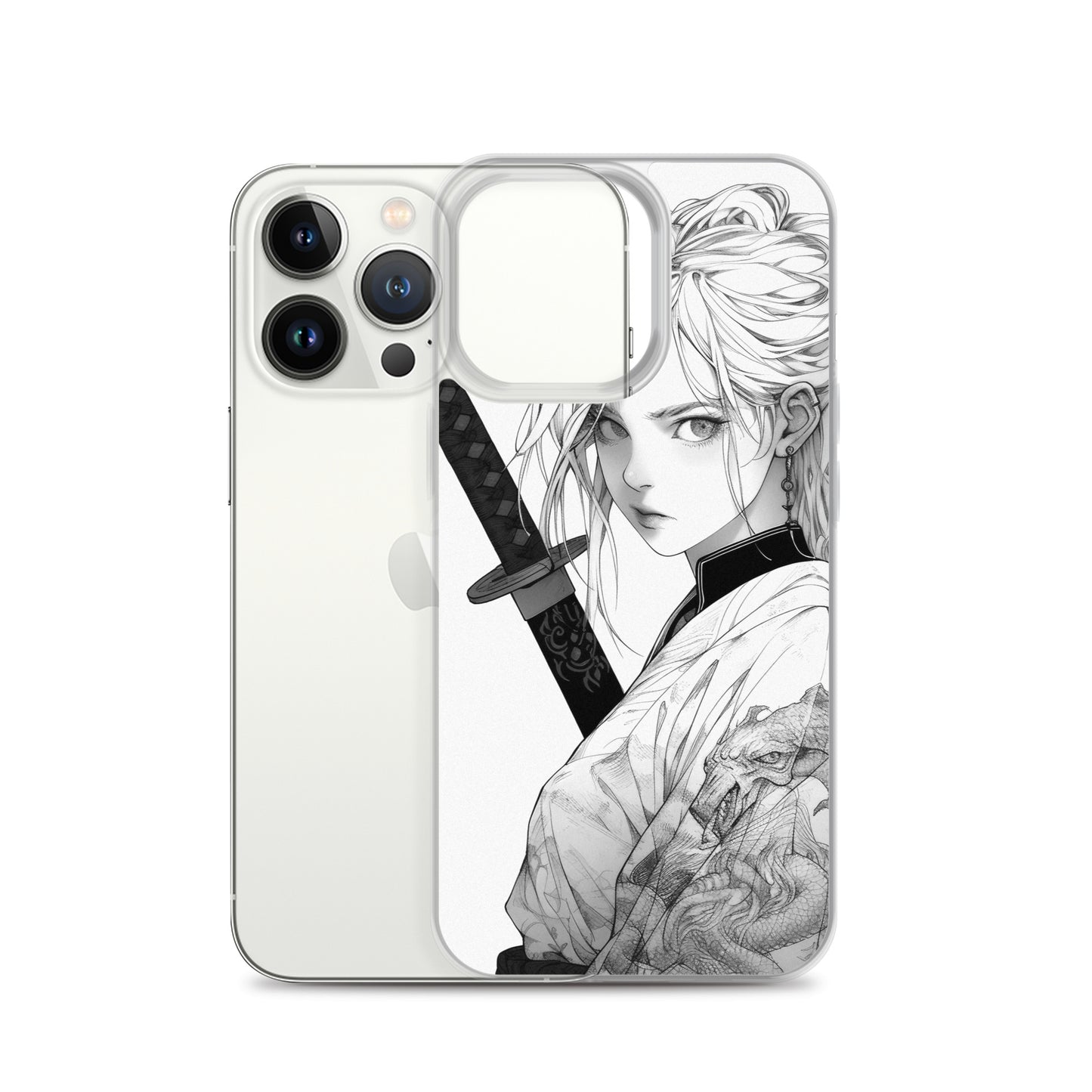 Clear Case for iPhone® Samurai Girl 6