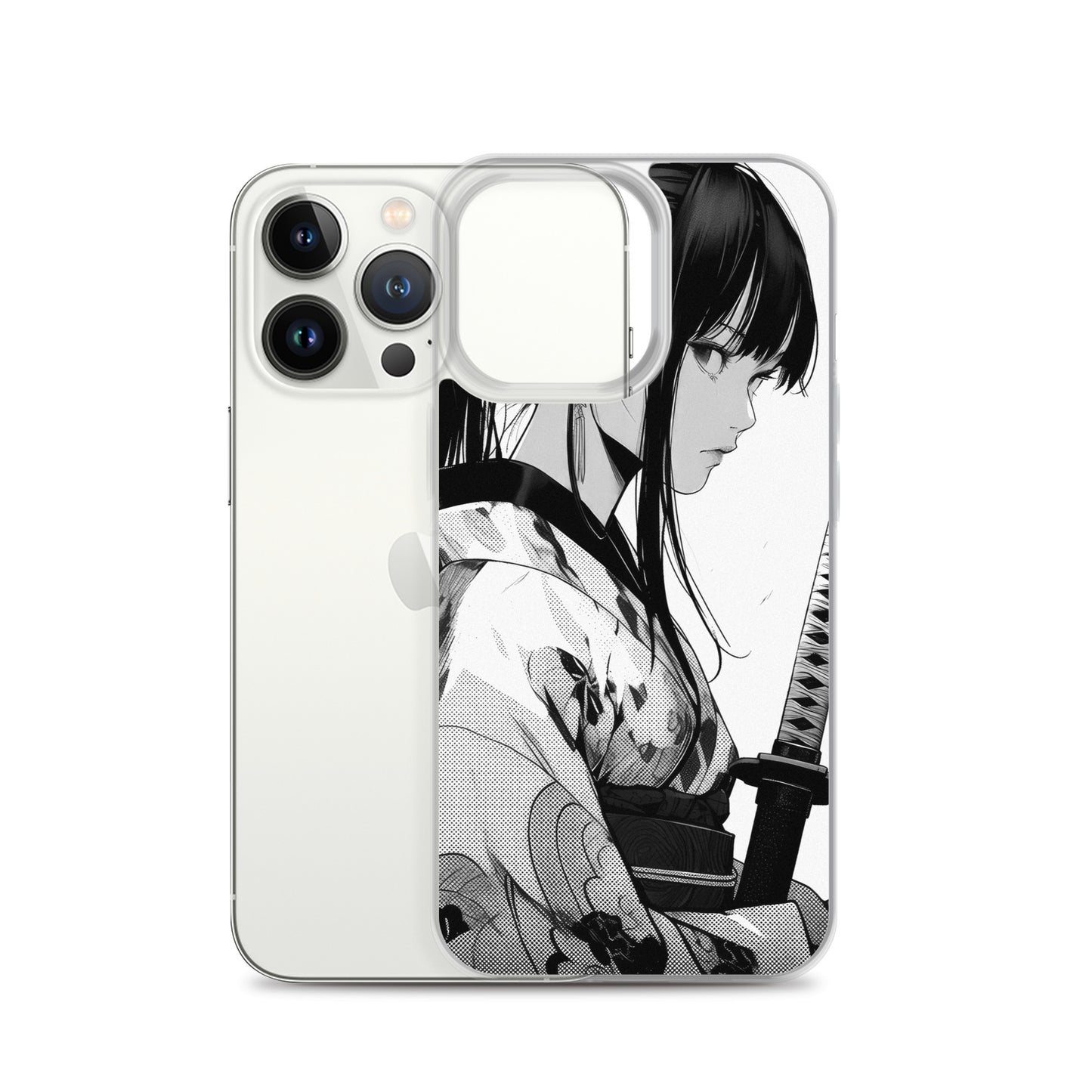 Clear Case for iPhone® Samurai Girl 7