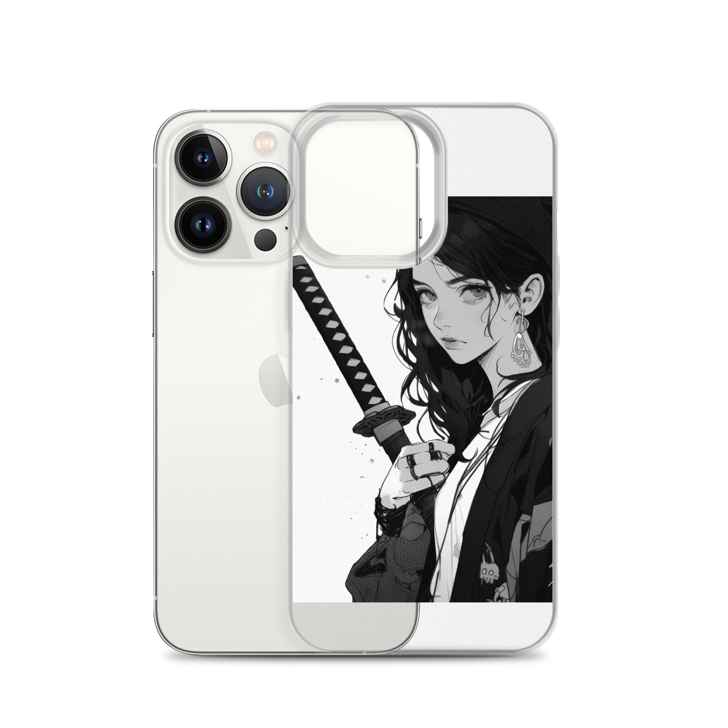 Clear Case for iPhone® Samurai Girl 8