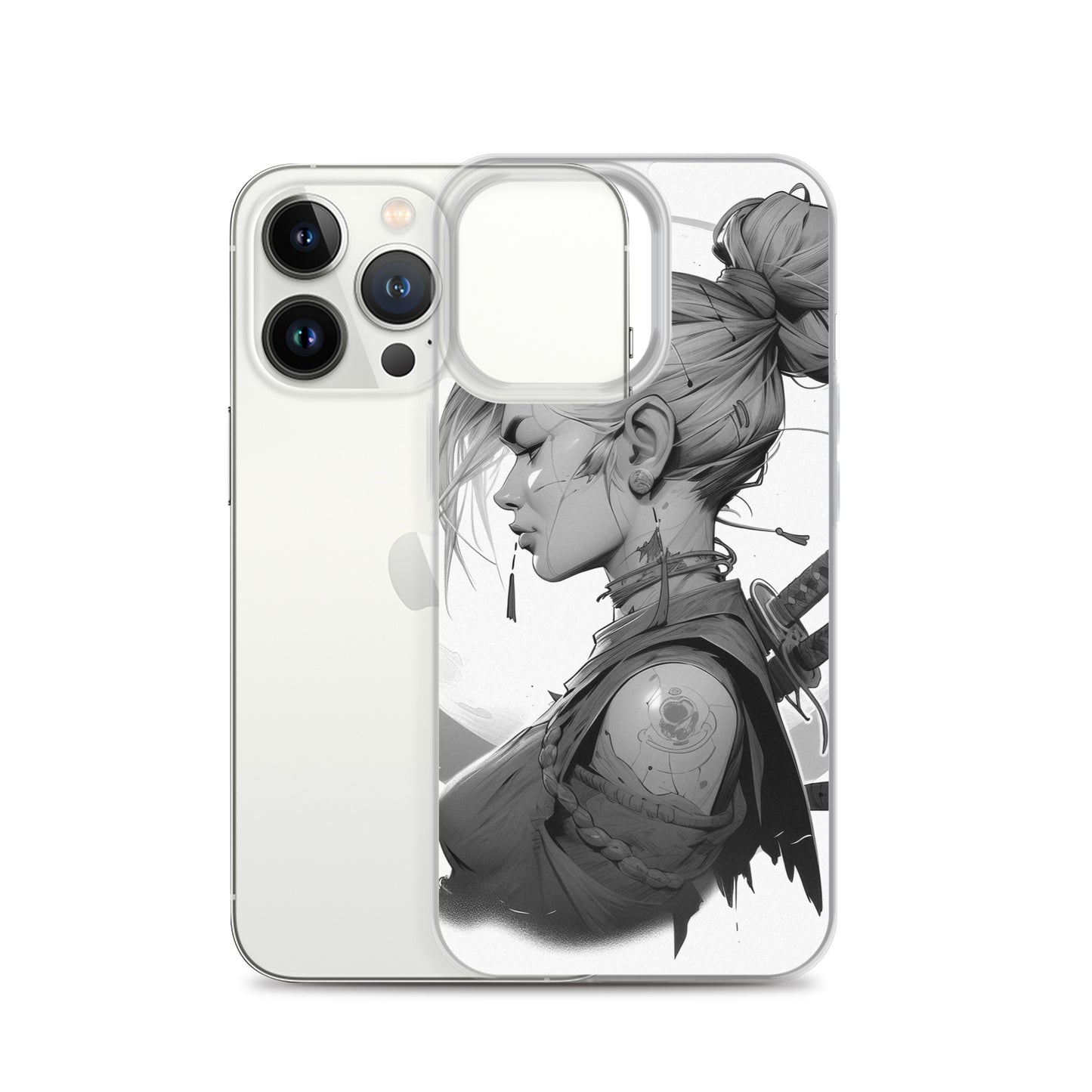 Clear Case for iPhone® Samurai Girl 11