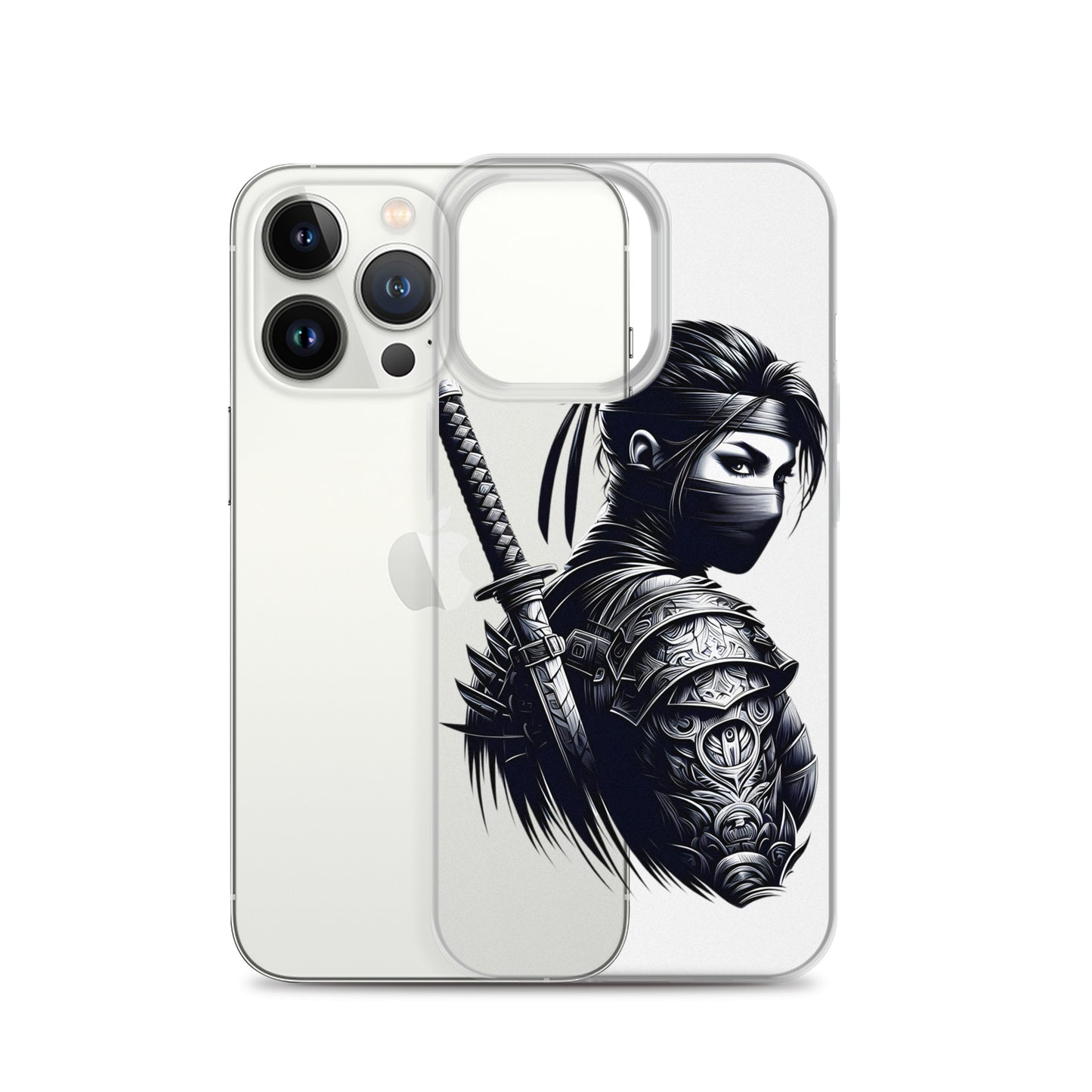 Clear Case for iPhone® Samurai Girl 12