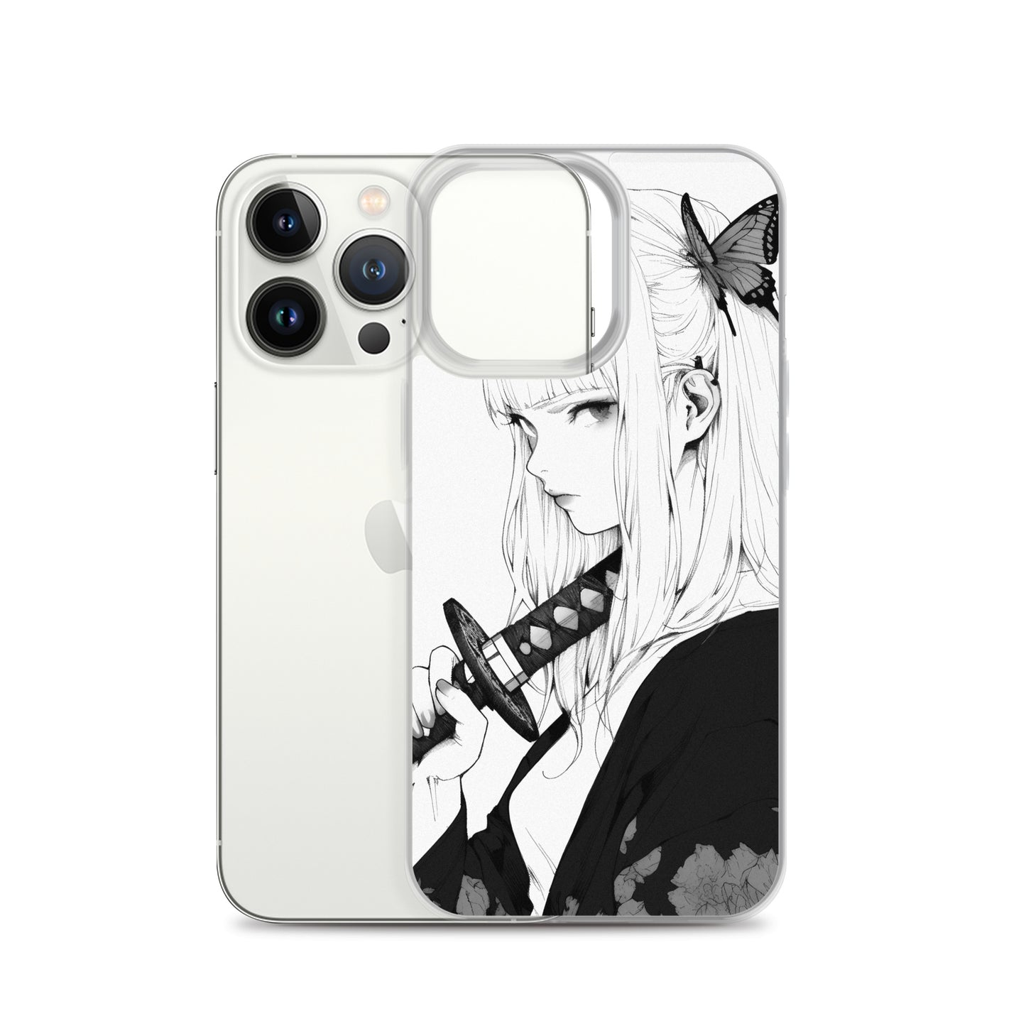 Clear Case for iPhone® Samurai Girl 10