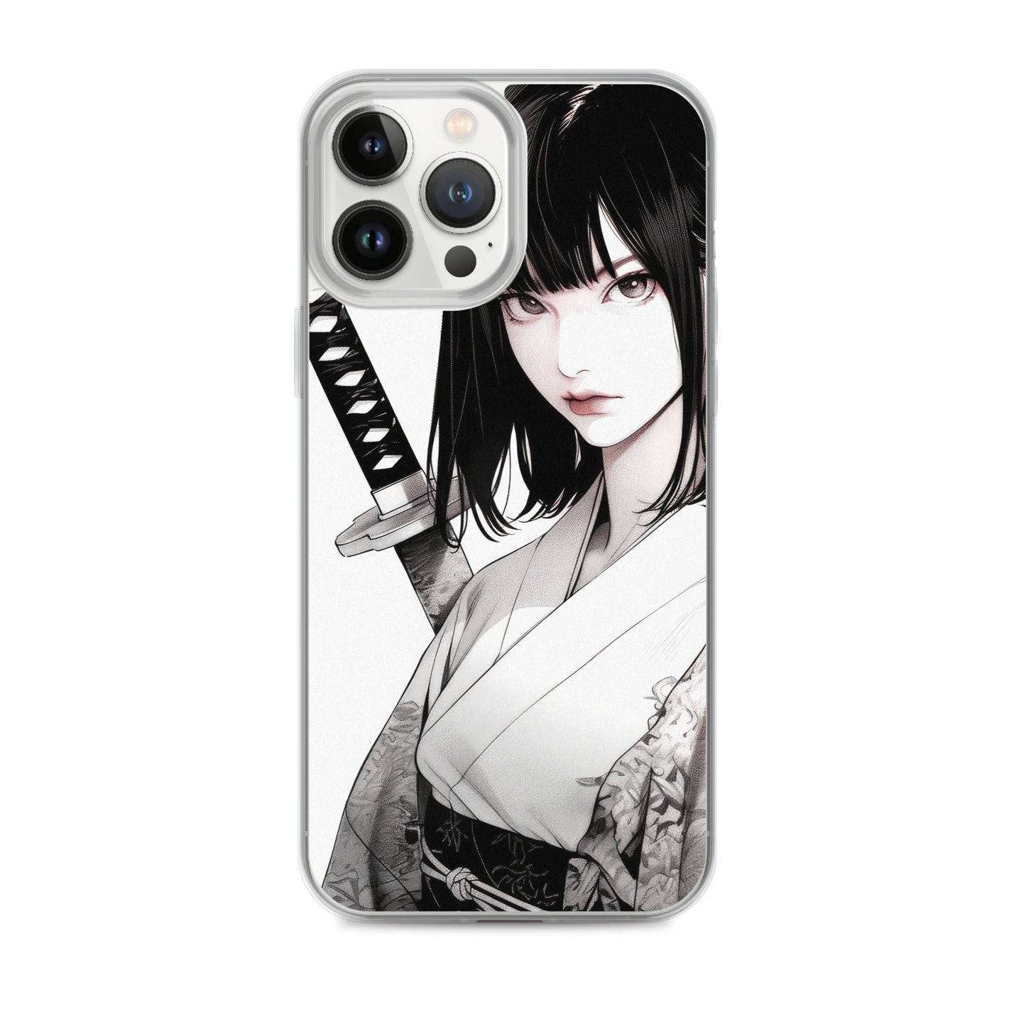 Clear Case for iPhone® Samurai Girl One