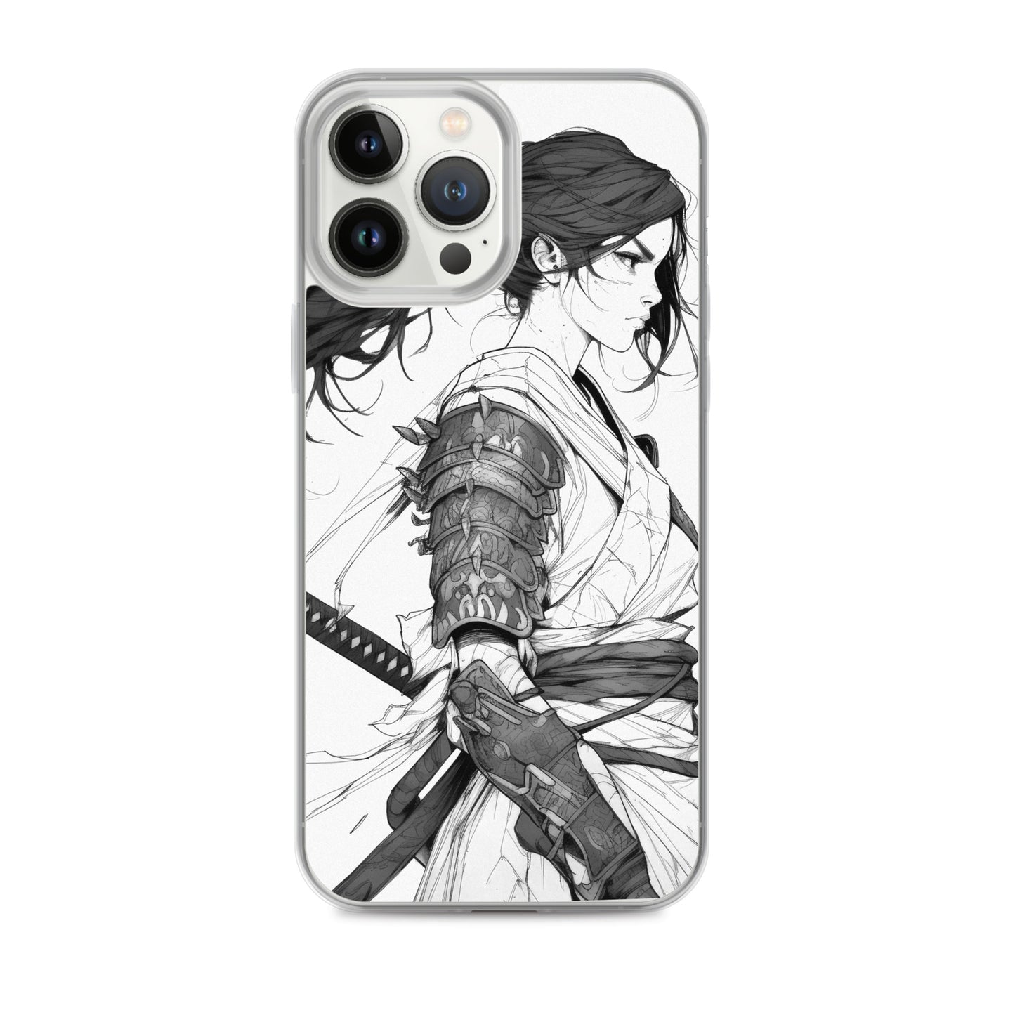 Clear Case for iPhone® Samurai Girl 5