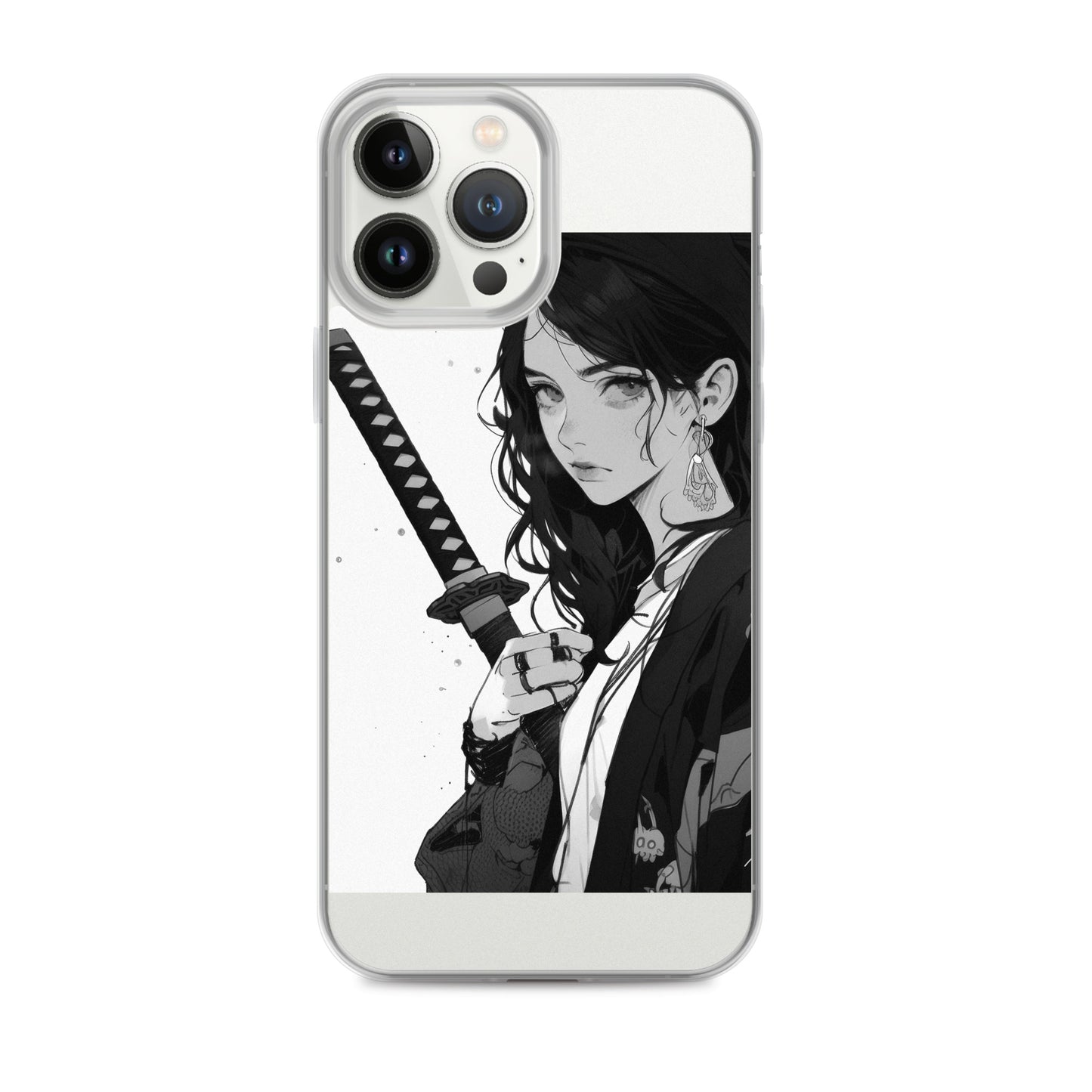 Clear Case for iPhone® Samurai Girl 8