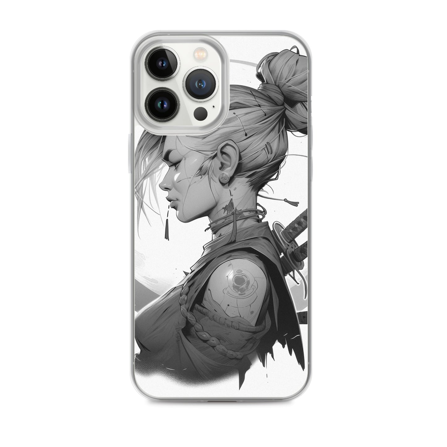 Clear Case for iPhone® Samurai Girl 11