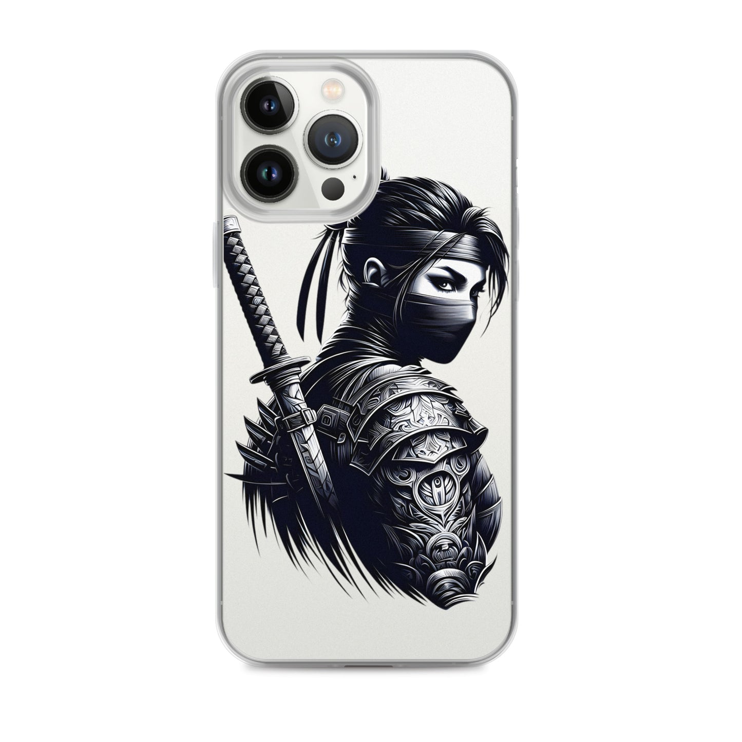 Clear Case for iPhone® Samurai Girl 12