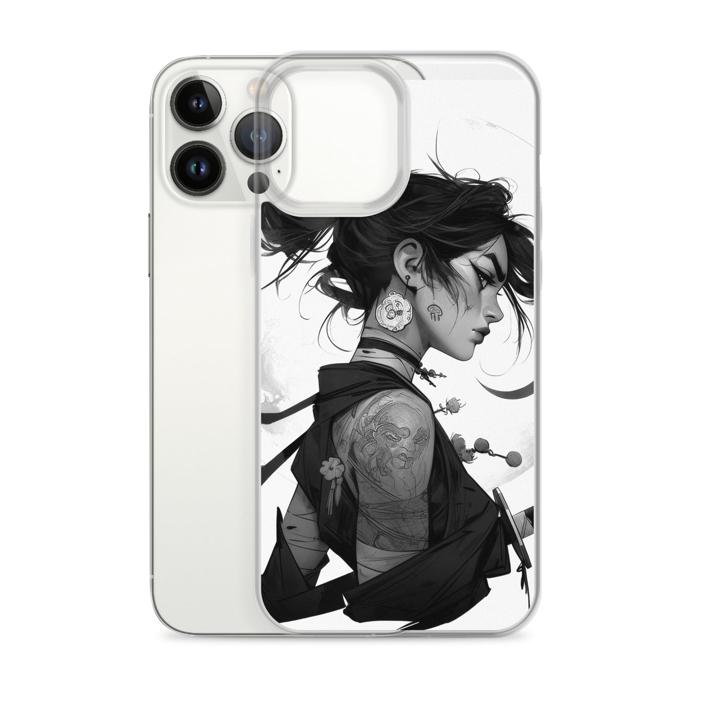 Clear Case for iPhone® Samurai Girl 4