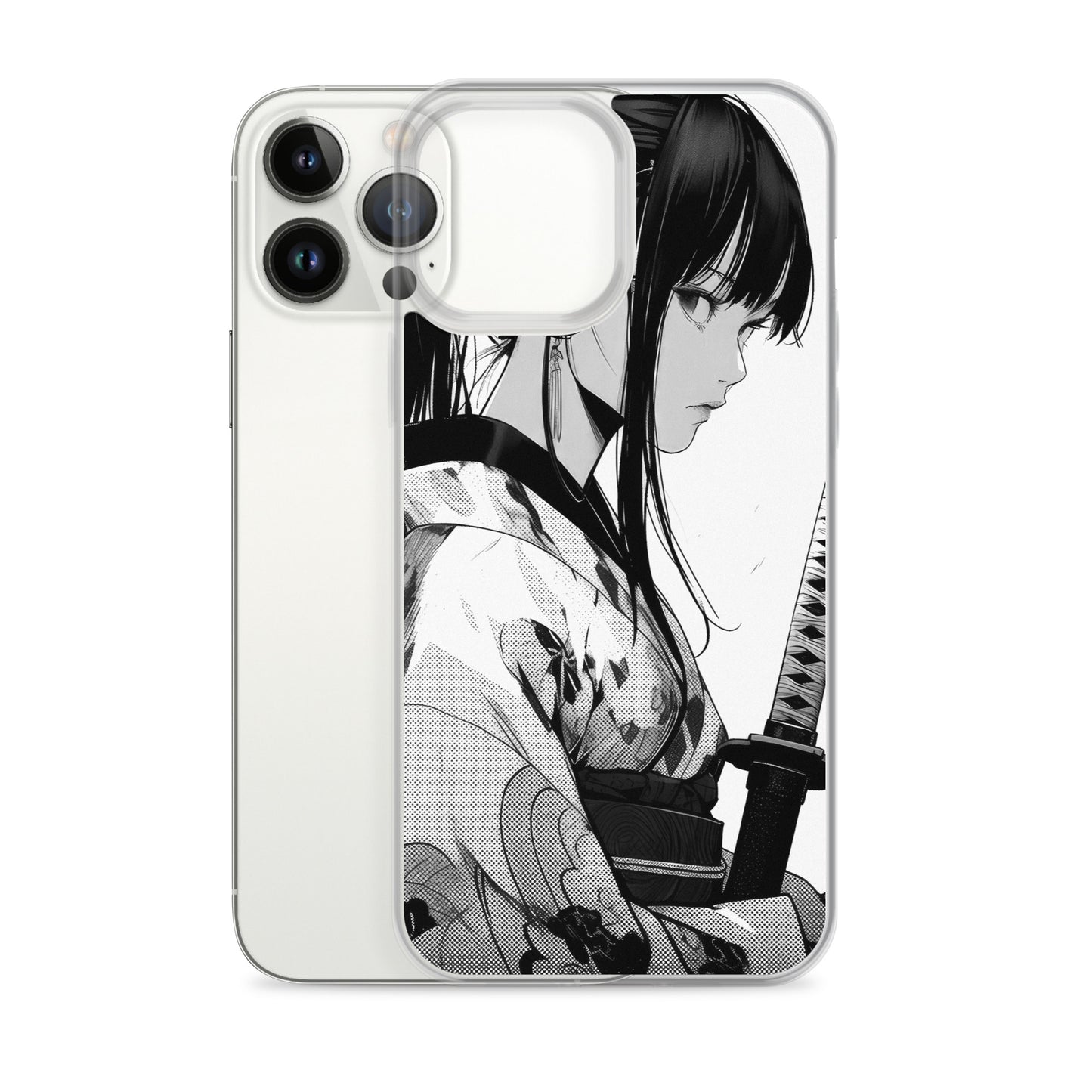 Clear Case for iPhone® Samurai Girl 7