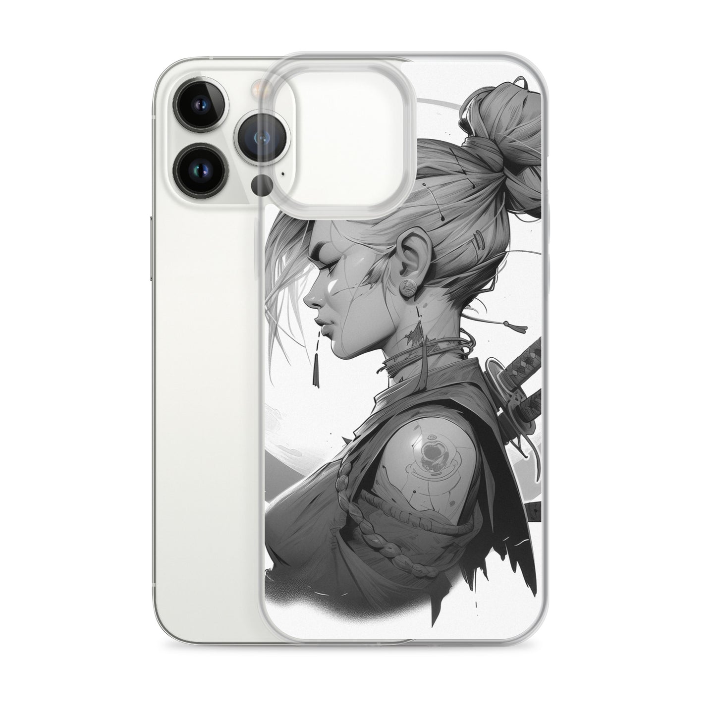 Clear Case for iPhone® Samurai Girl 11