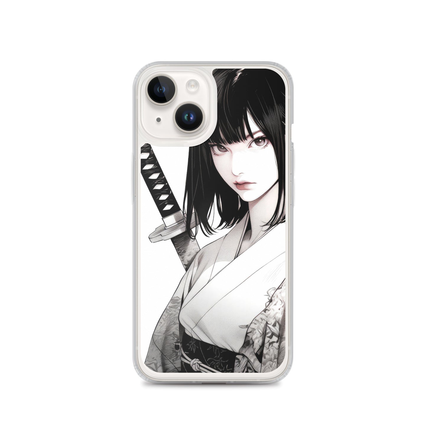 Clear Case for iPhone® Samurai Girl One