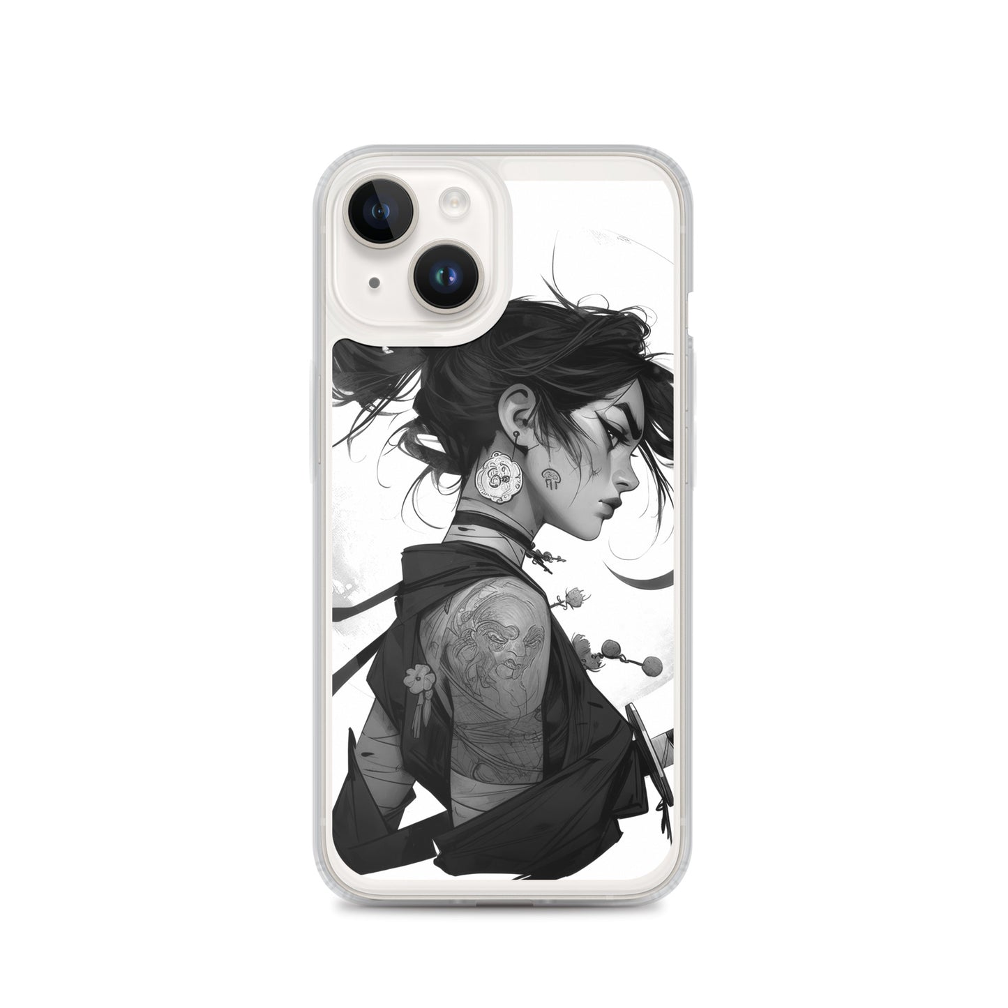 Clear Case for iPhone® Samurai Girl 4