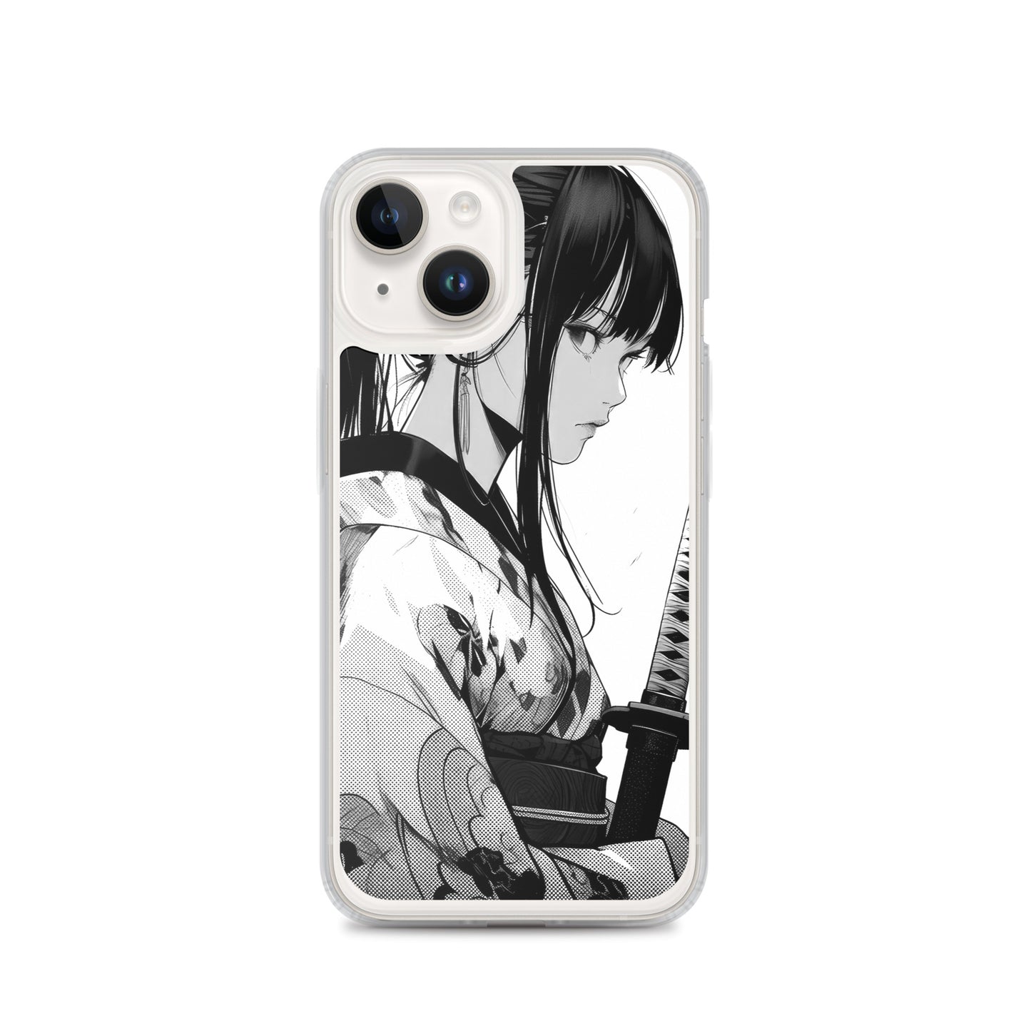 Clear Case for iPhone® Samurai Girl 7