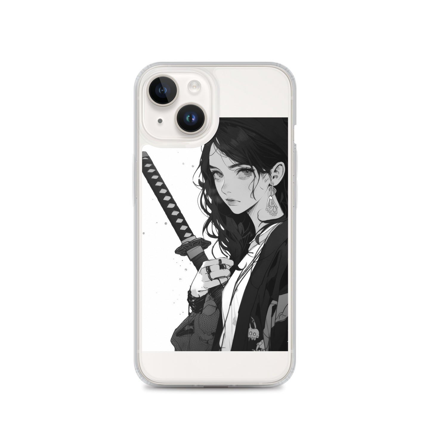 Clear Case for iPhone® Samurai Girl 8