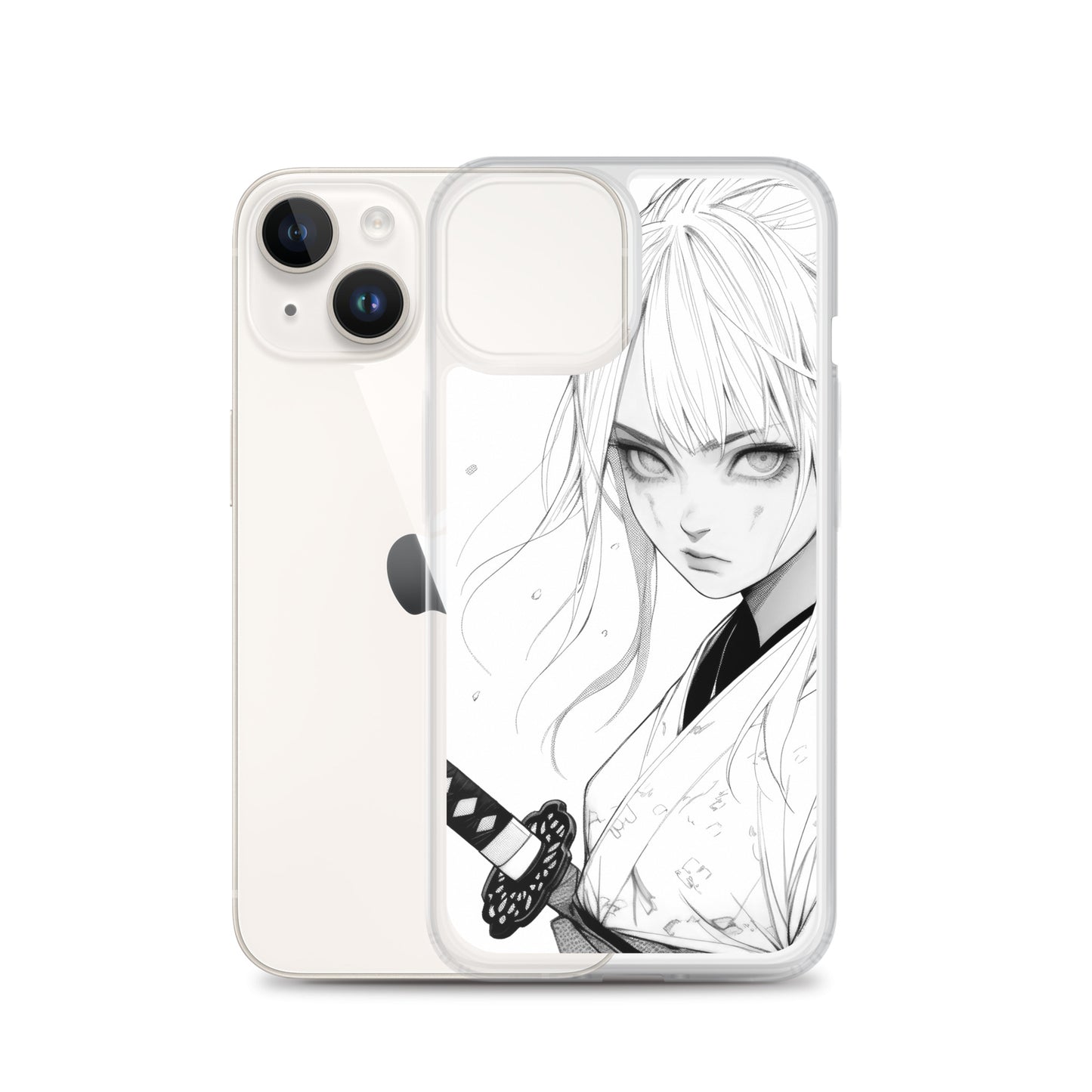 Clear Case for iPhone® Samurai Girl 2