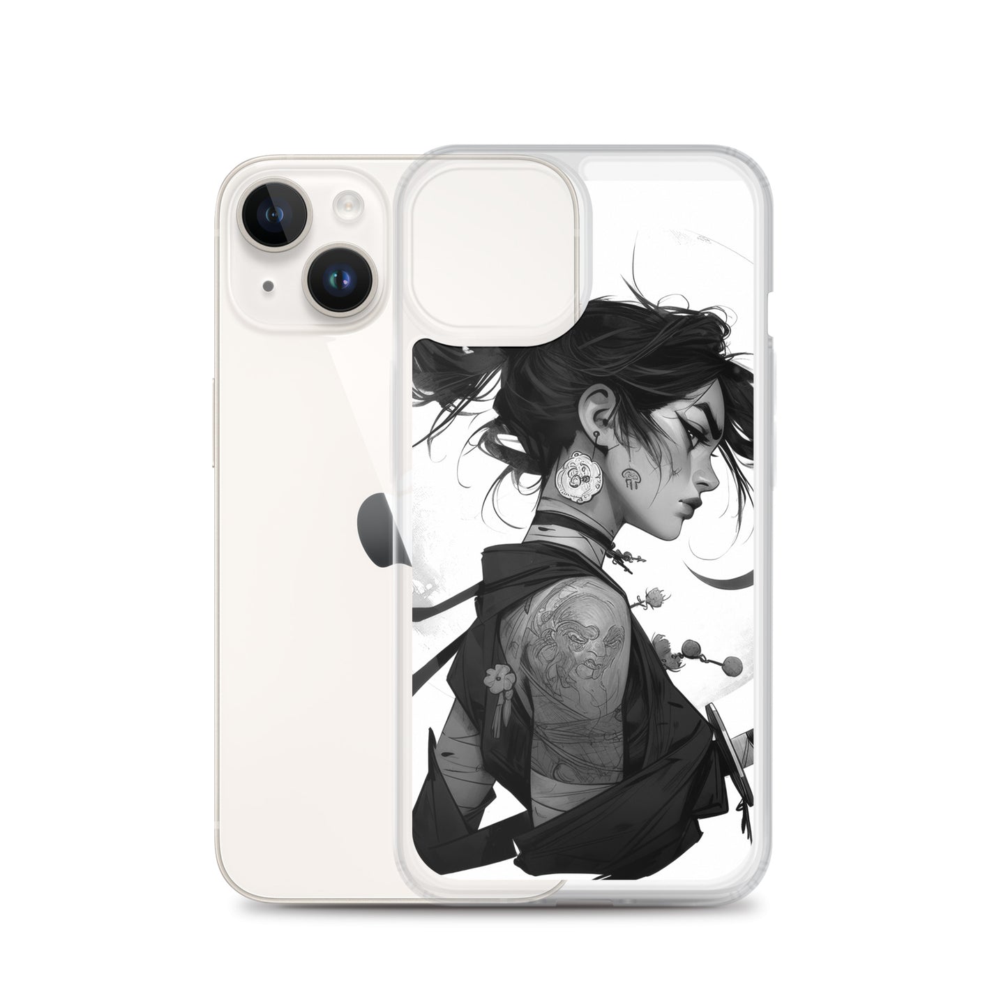 Clear Case for iPhone® Samurai Girl 4