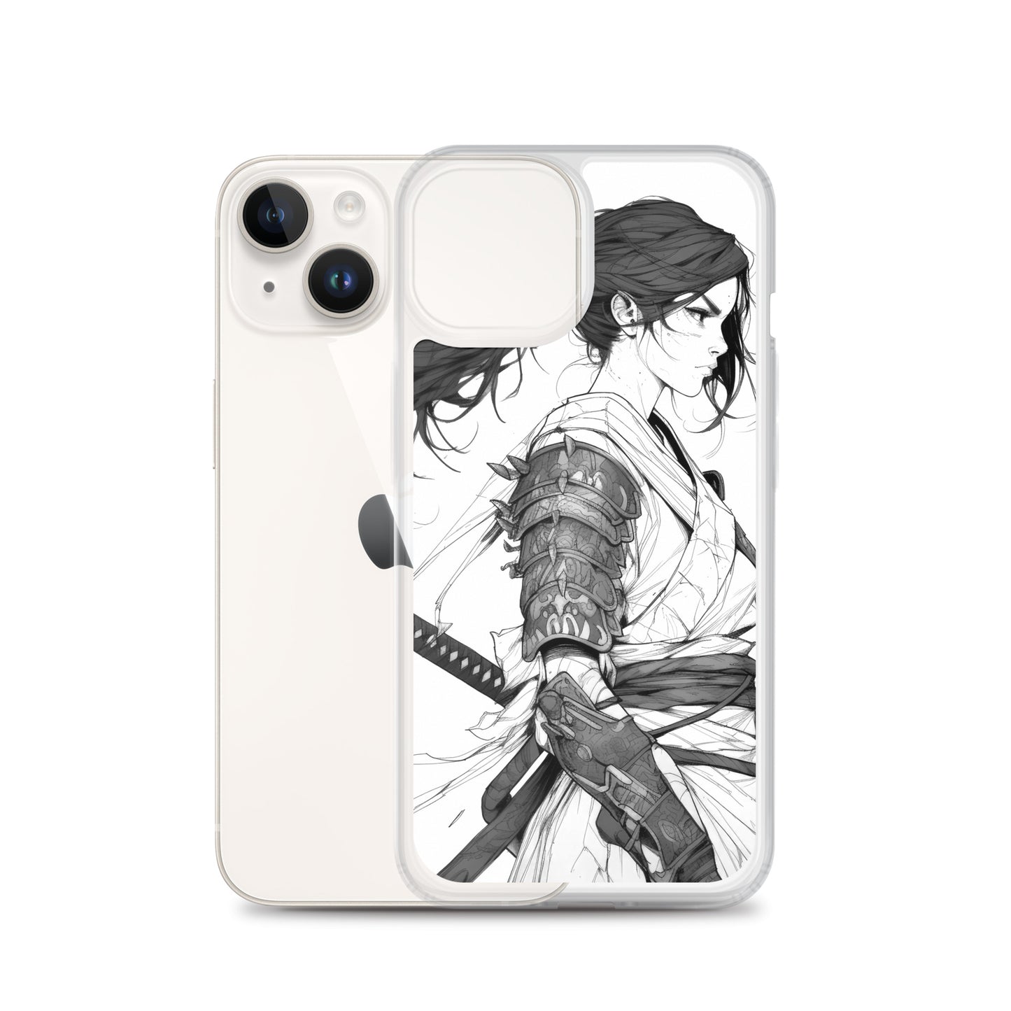 Clear Case for iPhone® Samurai Girl 5