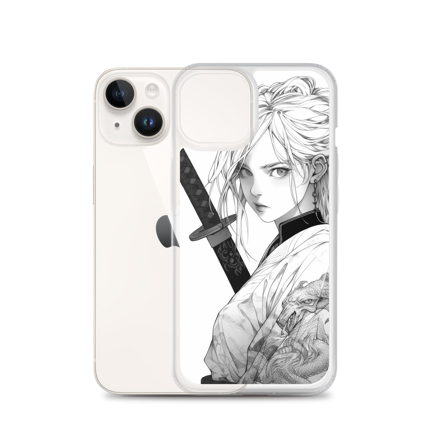 Clear Case for iPhone® Samurai Girl 6