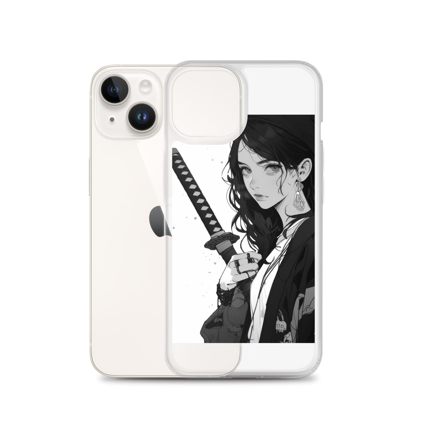 Clear Case for iPhone® Samurai Girl 8