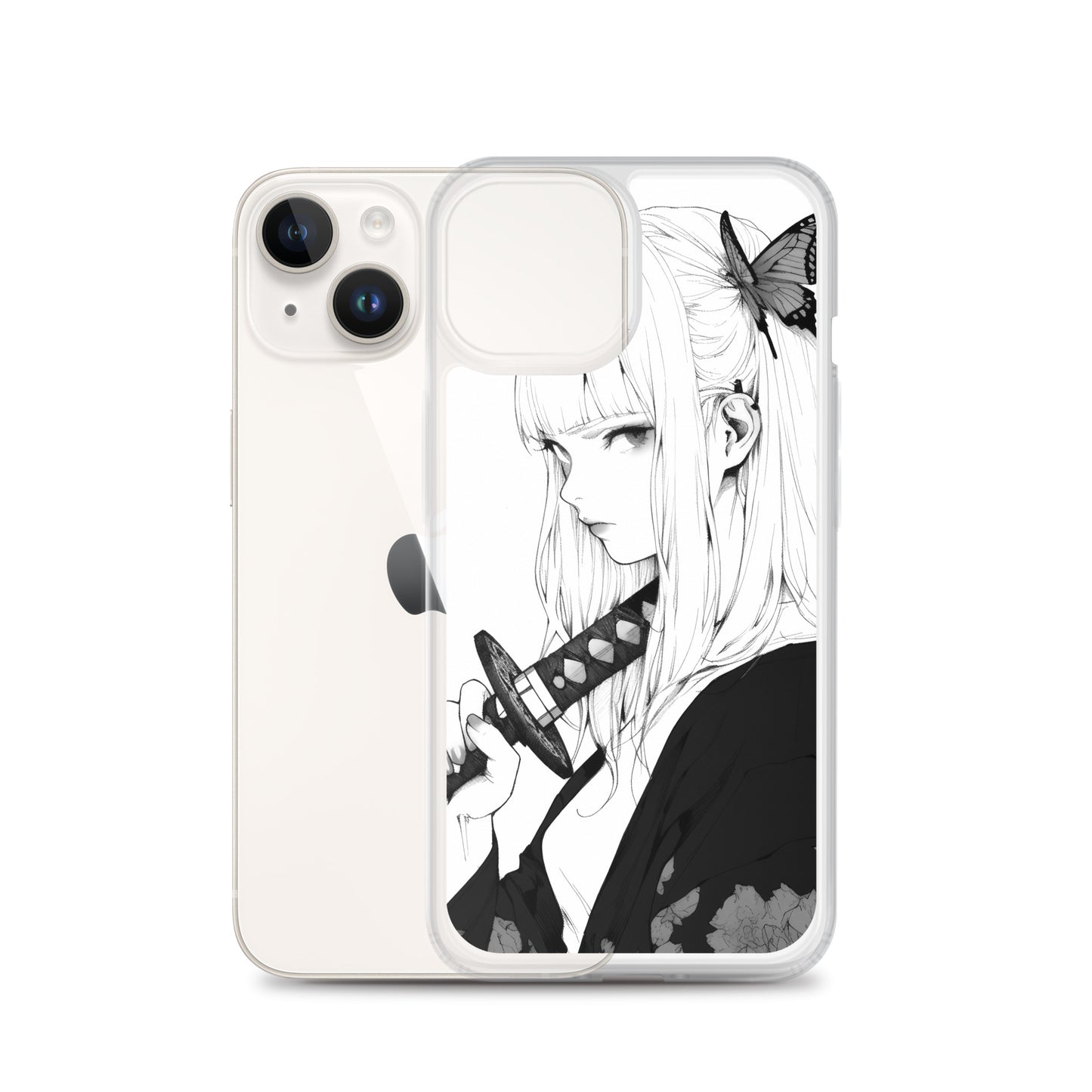 Clear Case for iPhone® Samurai Girl 10