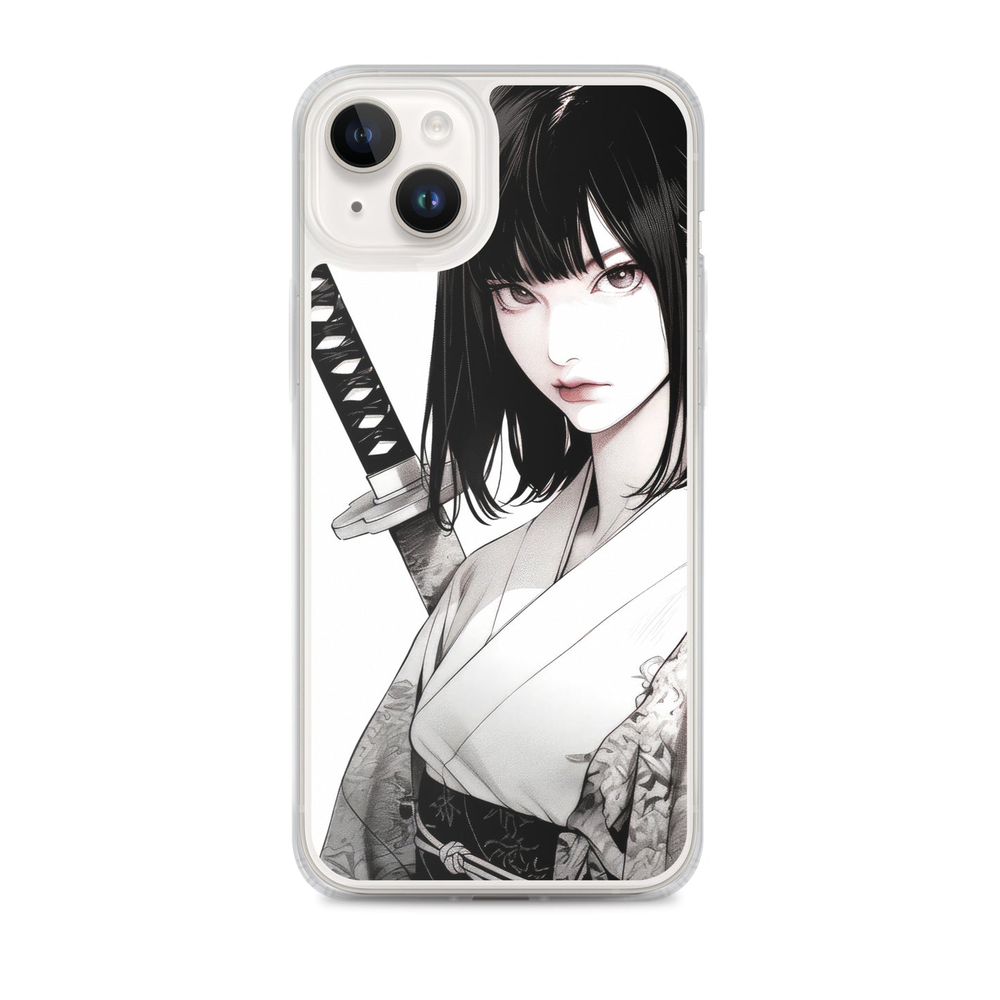 Clear Case for iPhone® Samurai Girl One