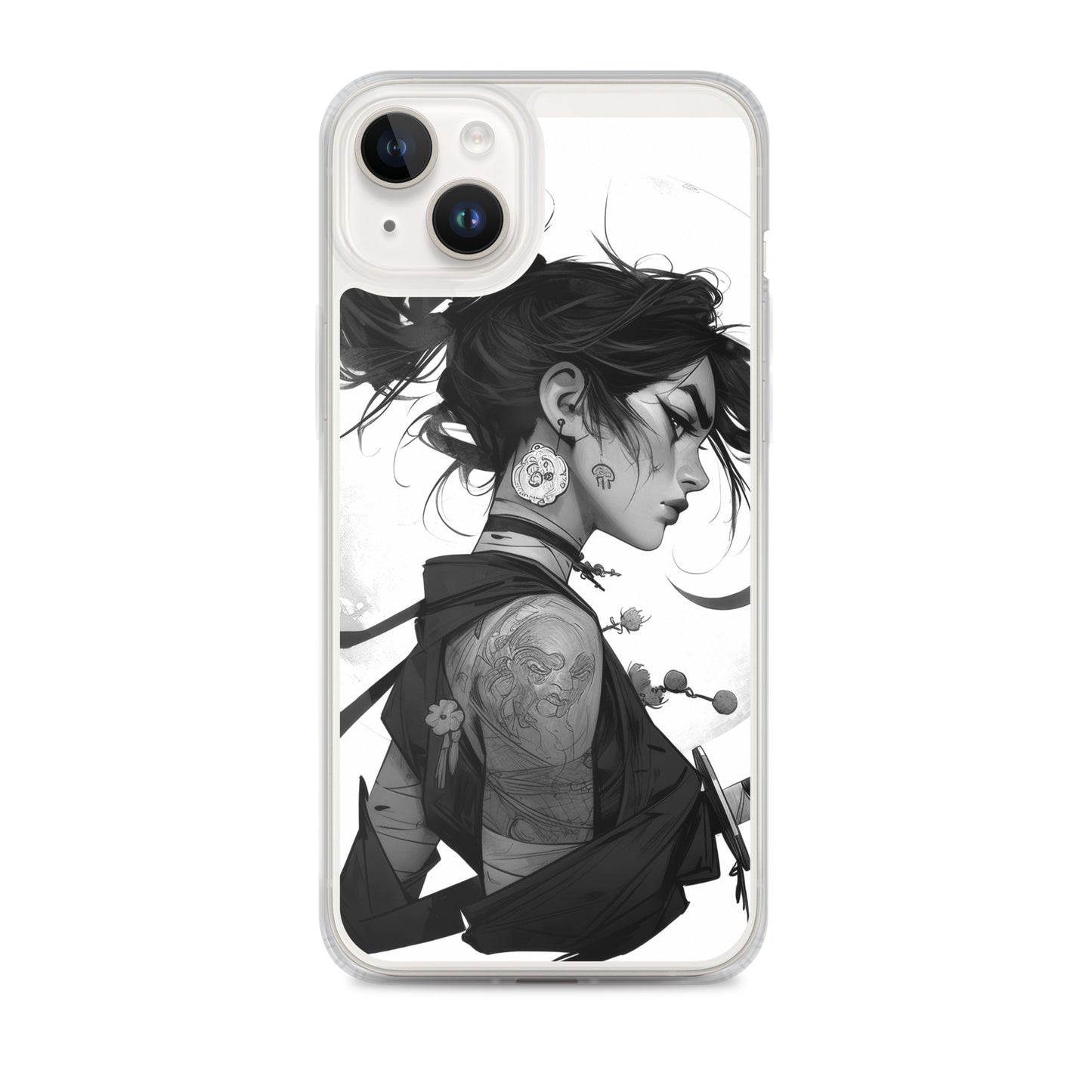 Clear Case for iPhone® Samurai Girl 4