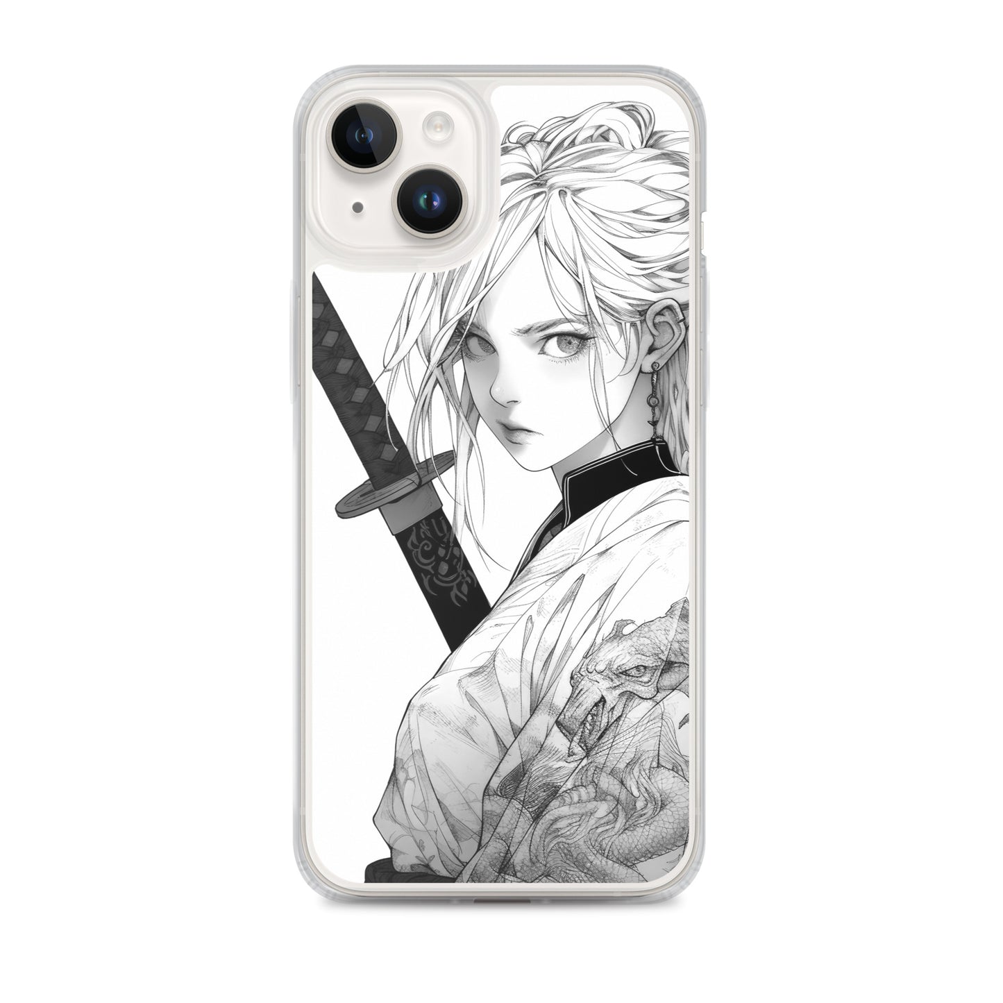 Clear Case for iPhone® Samurai Girl 6