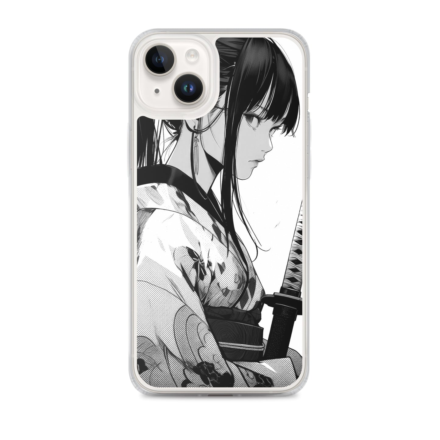 Clear Case for iPhone® Samurai Girl 7